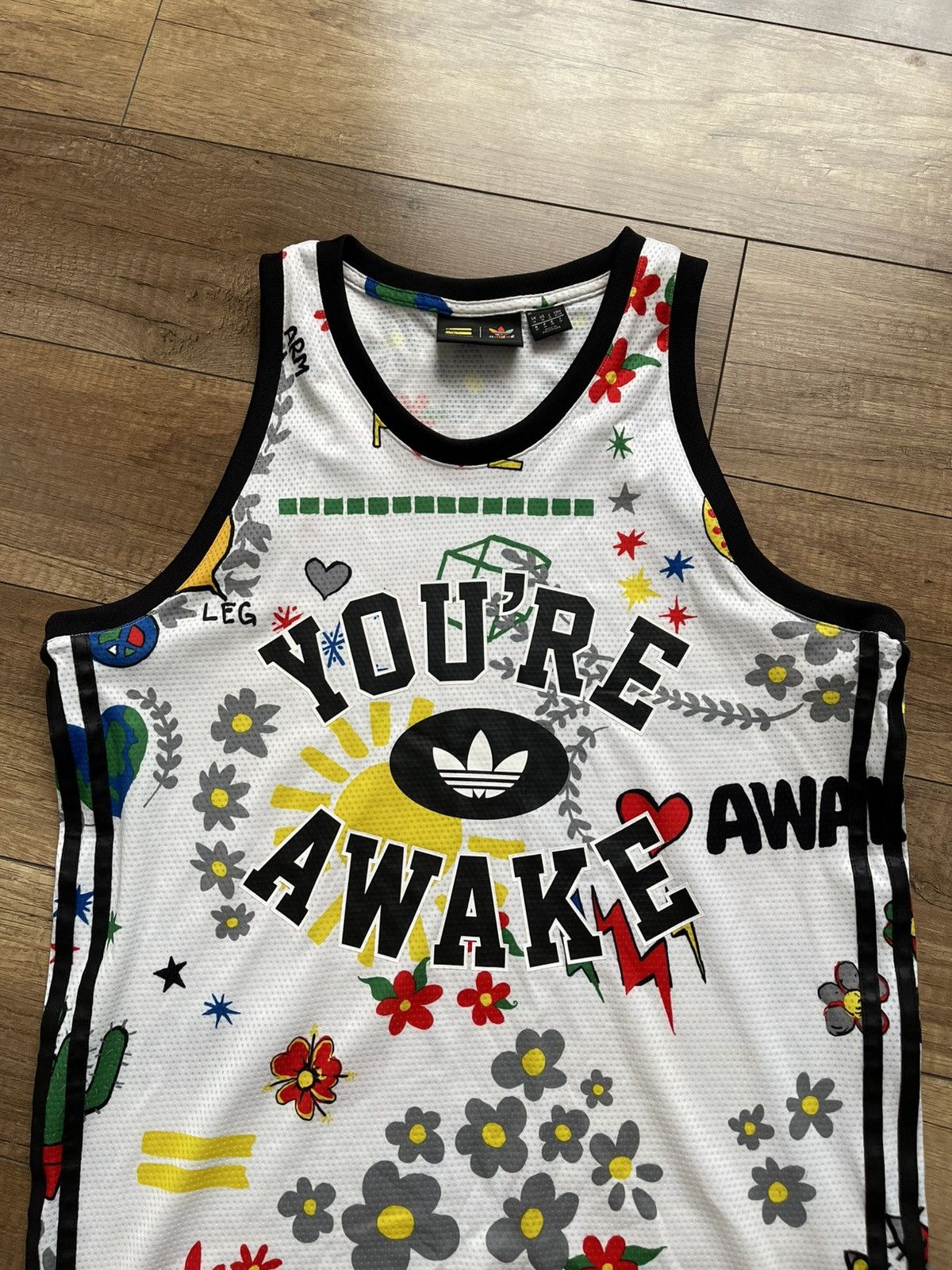 Adidas Adidas Pharrell Williams Tank Top Jersey T-Shirt Size US M / EU 48-50 / 2 - 4 Thumbnail