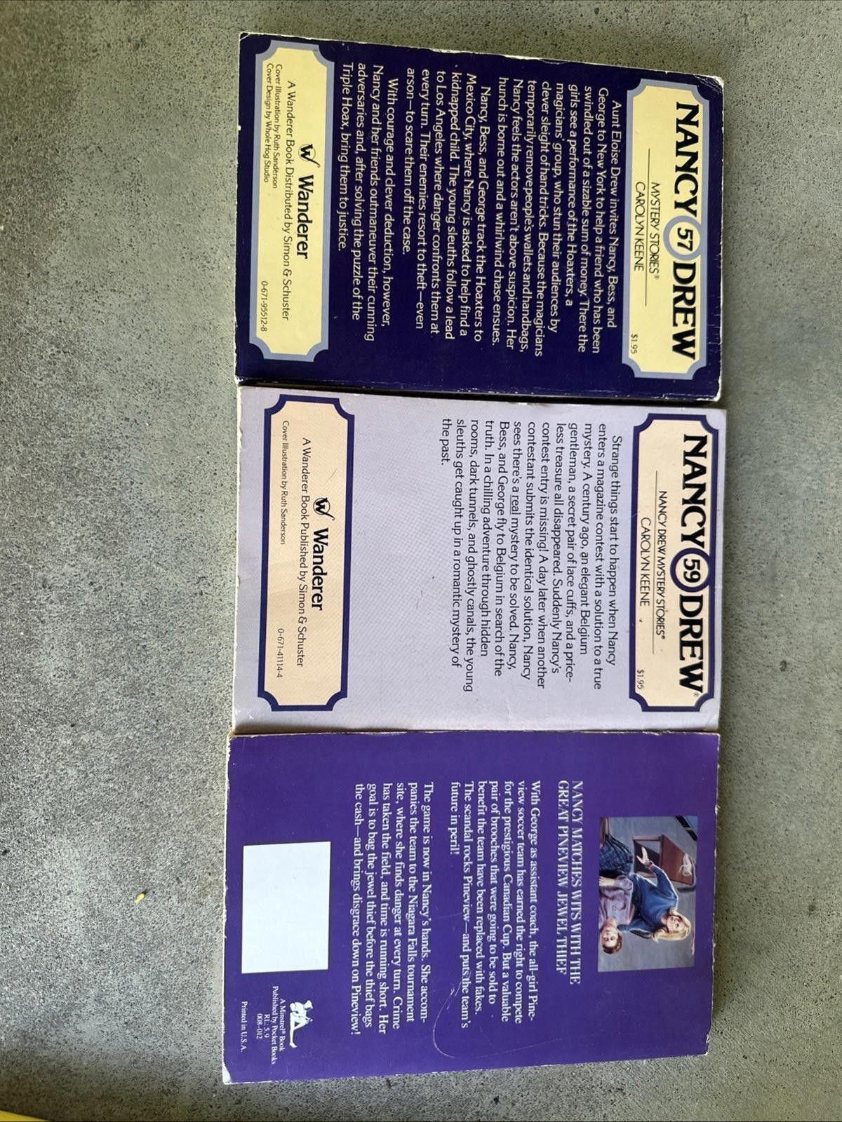 Designer Lot Of 4 Nancy Drew Books Size ONE SIZE - 3 Thumbnail