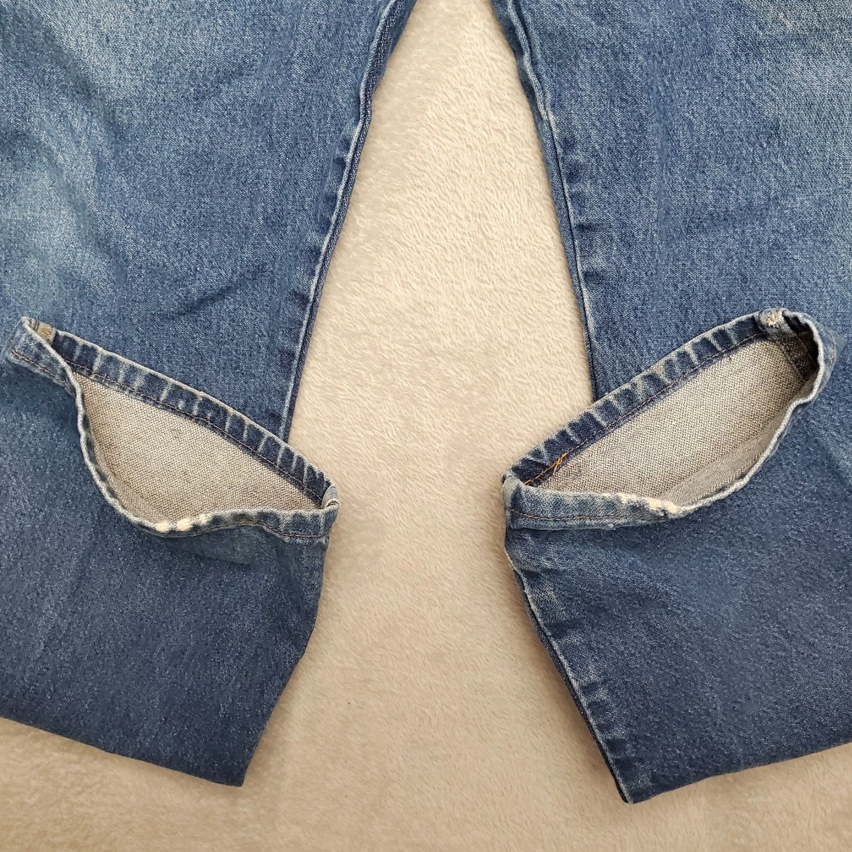 Wrangler VINTAGE Wrangler Jeans Mens 40x32 Blue Denim Cowboy Cut 100% Cotton 13MWZ Ranch Work Size US 40 / EU 56 - 4 Thumbnail