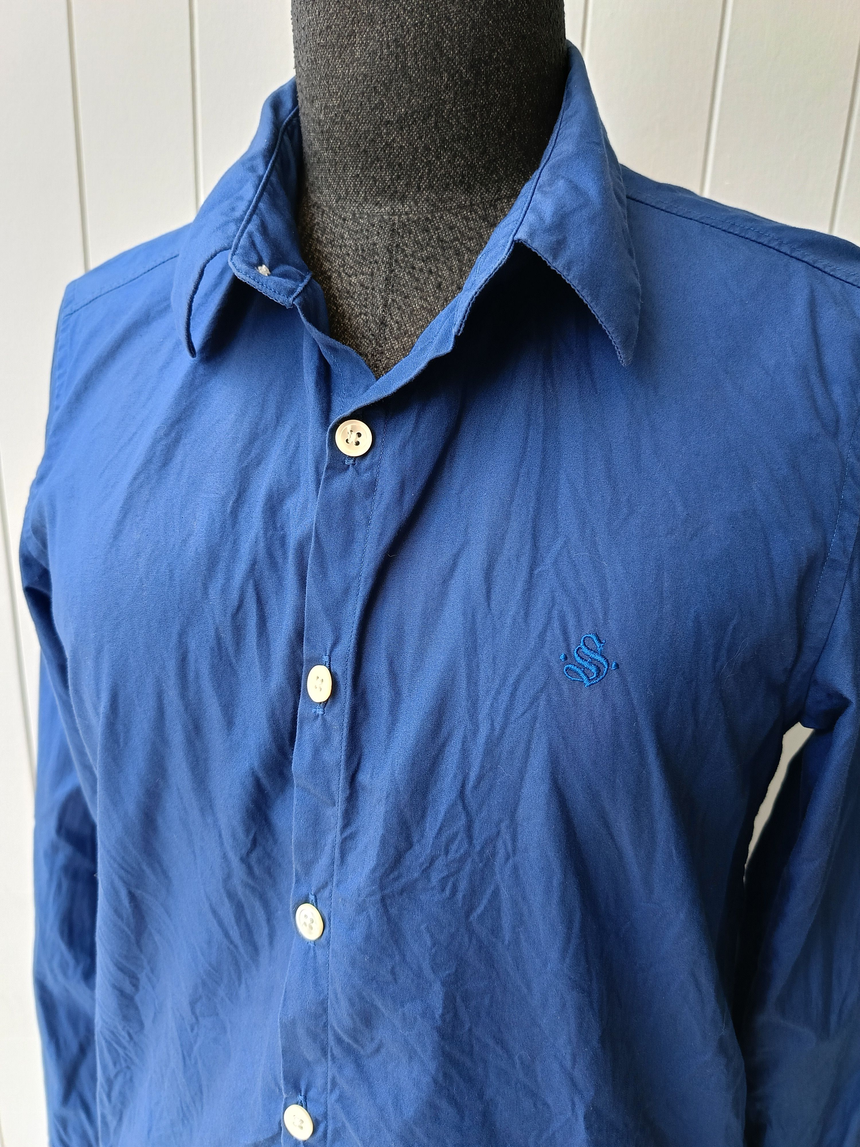 Japanese Brand × STUDIOUS Studious 0 Japan blue shirt XS Size US XS / EU 42 / 0 - 4 Thumbnail