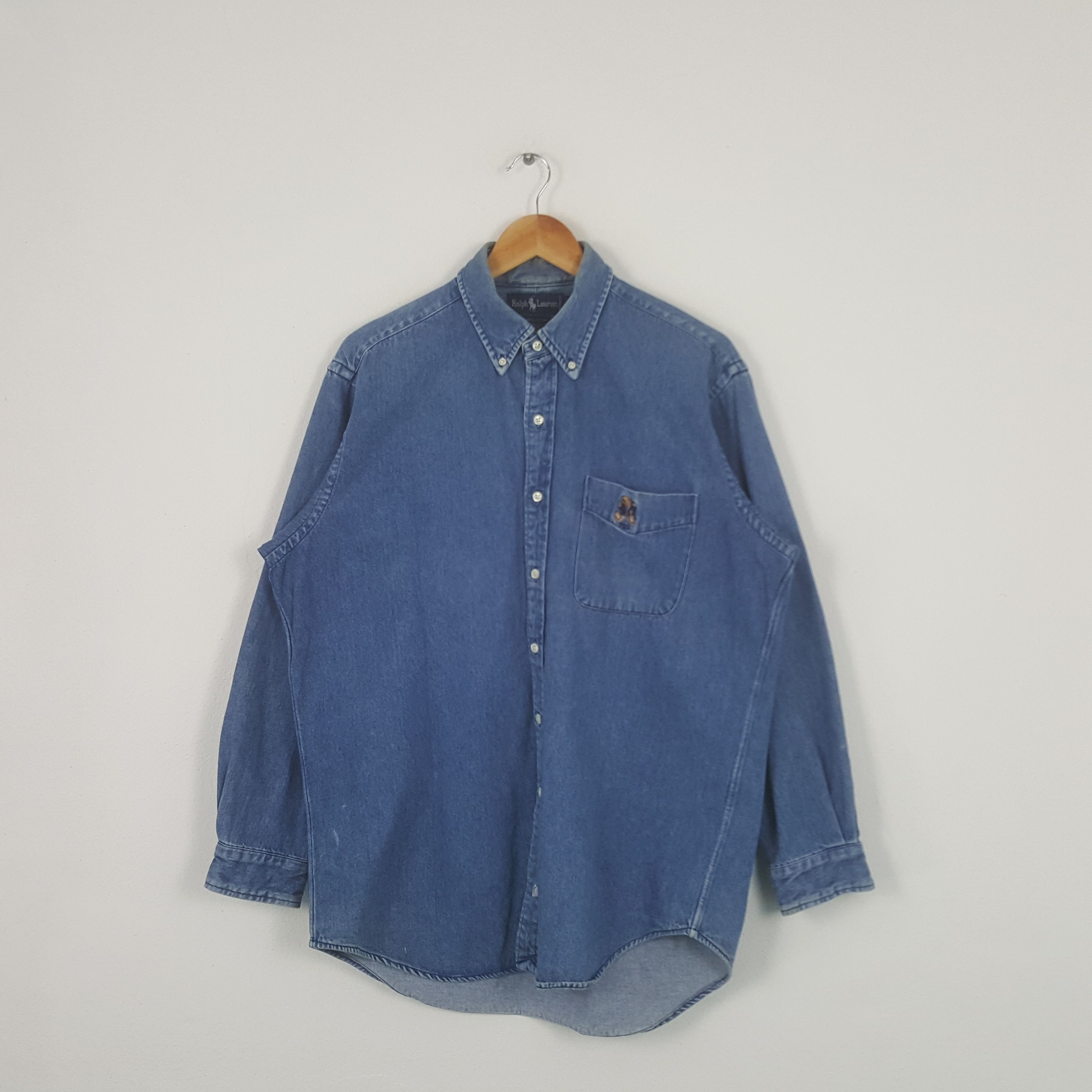 Ralph lauren denim shirt vintage best sale