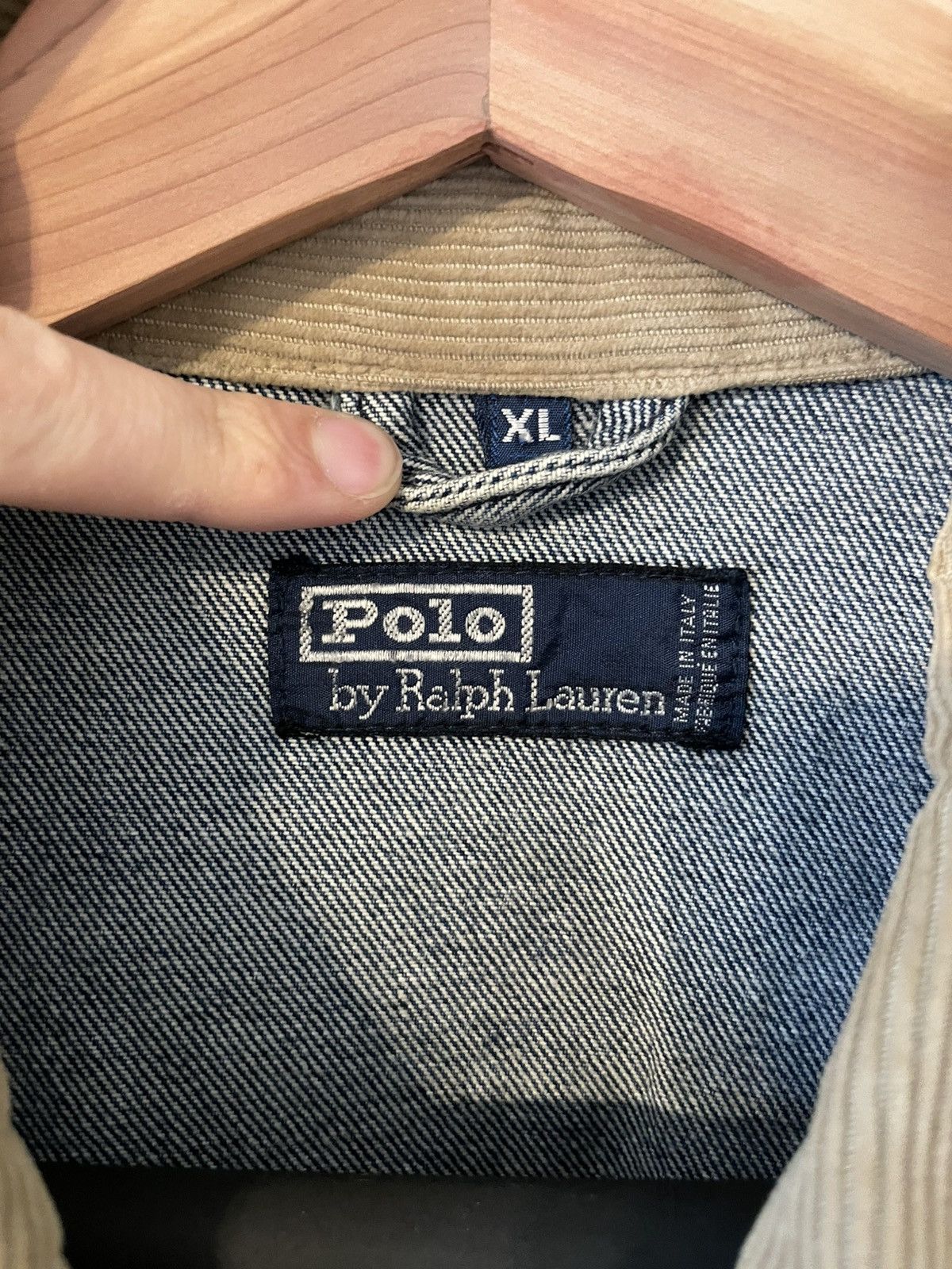 Polo Ralph Lauren Polo Ralph Lauren Denim Fireman Clasp Coat – Made in Italy Size US XL / EU 56 / 4 - 4 Thumbnail