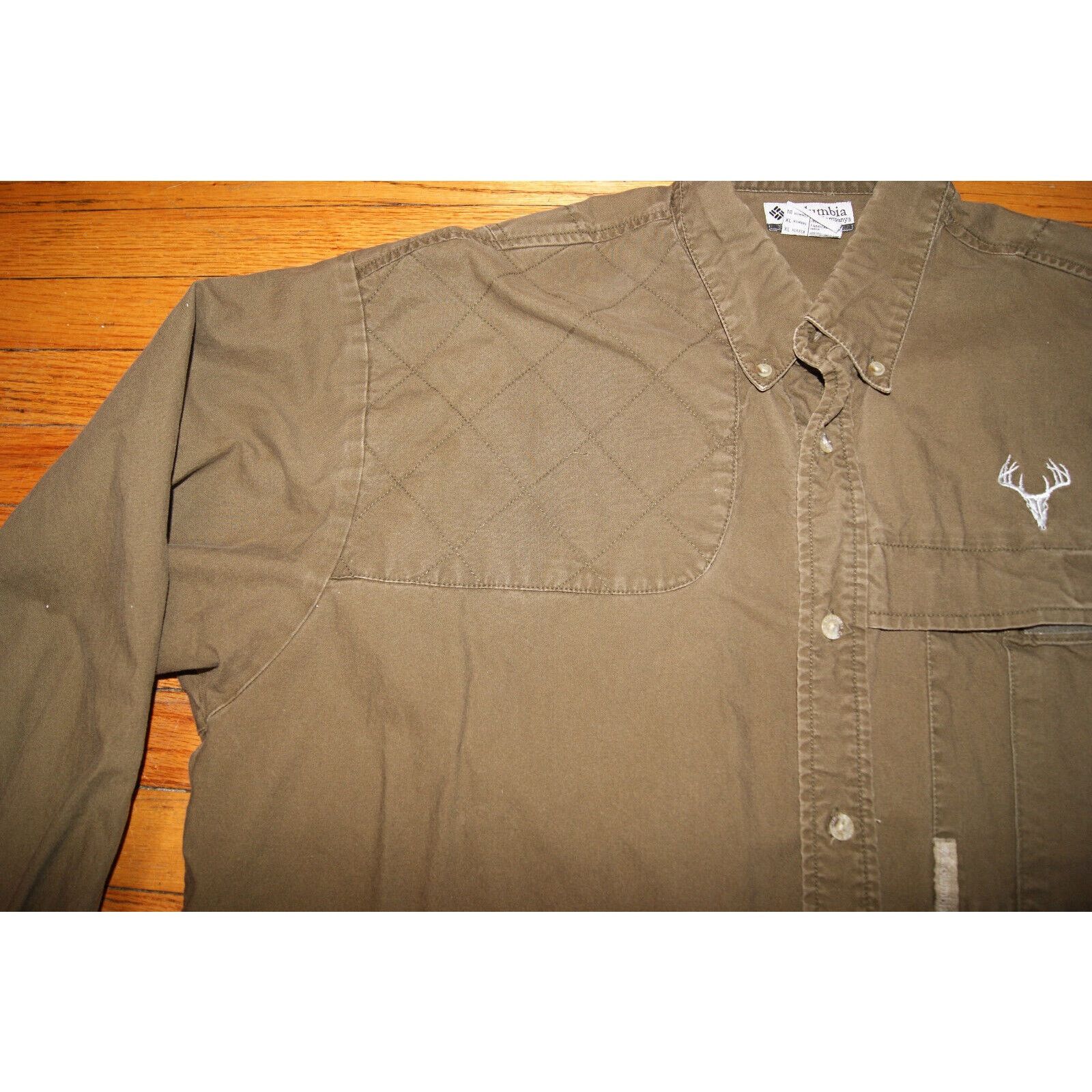 Columbia Columbia Hunting Shirt Mens XL Long Sleeve Deer Buck Logo Size US XL / EU 56 / 4 - 3 Thumbnail