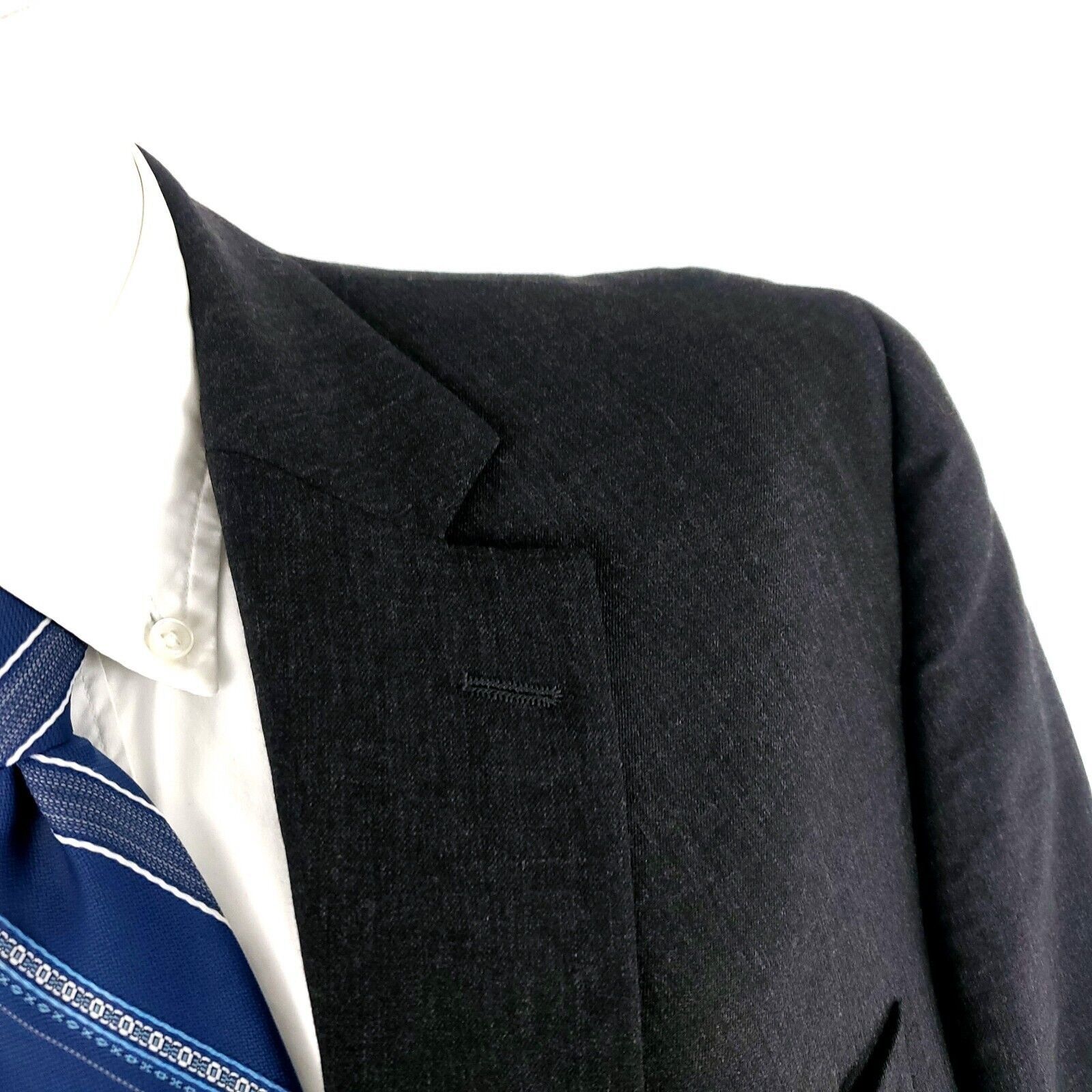 Jack Victor Jack Victor Vogue Ct Wool 2 Button 2 Piece Suit 44L Gray 42/ Size 44L - 2 Thumbnail