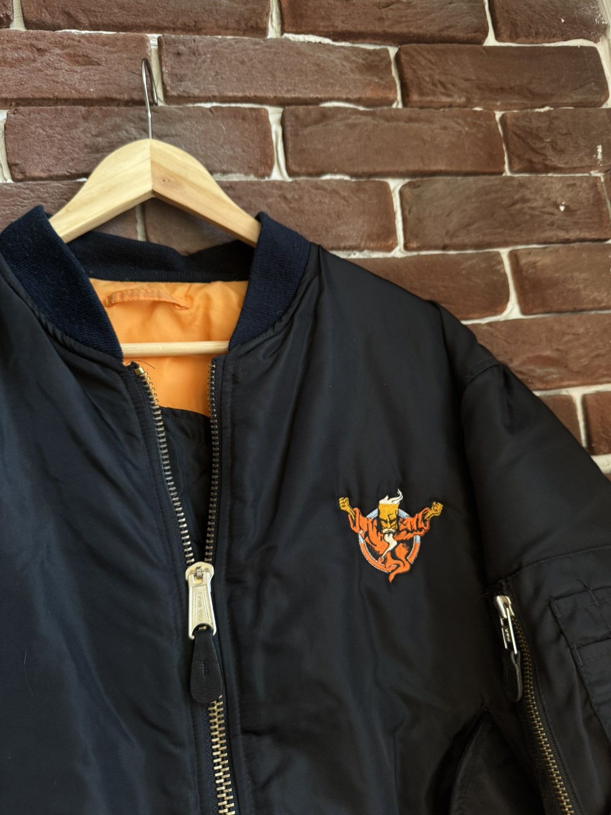 Thunderdome Rare 90s 1994 Thunderdome Bomber Jacket Gabber Hardcore Band Size US XL / EU 56 / 4 - 3 Thumbnail
