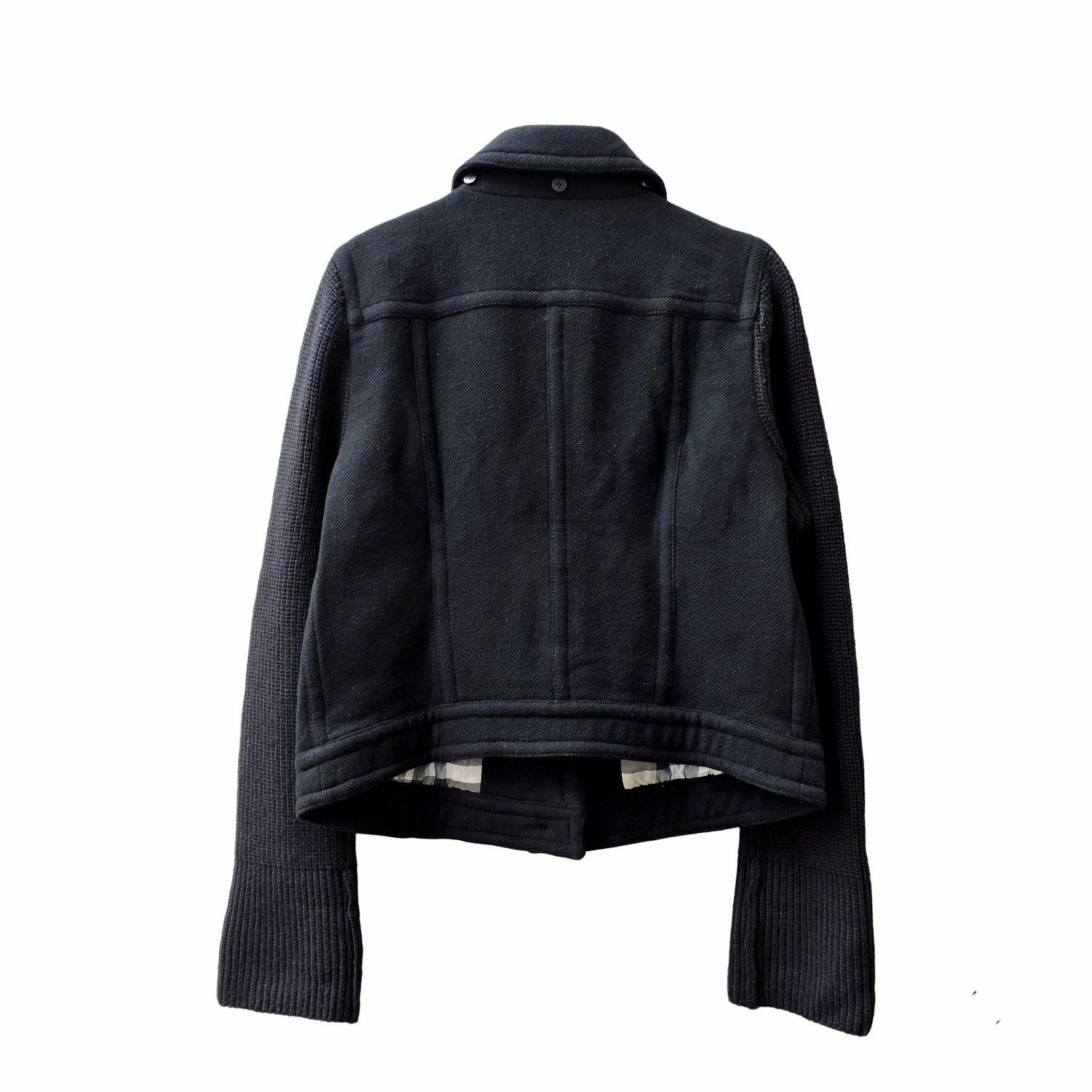 Burberry BURBERRY LONDON WOOL KNIT ZIP-UP JACKET Size S / US 4 / IT 40 - 2 Thumbnail