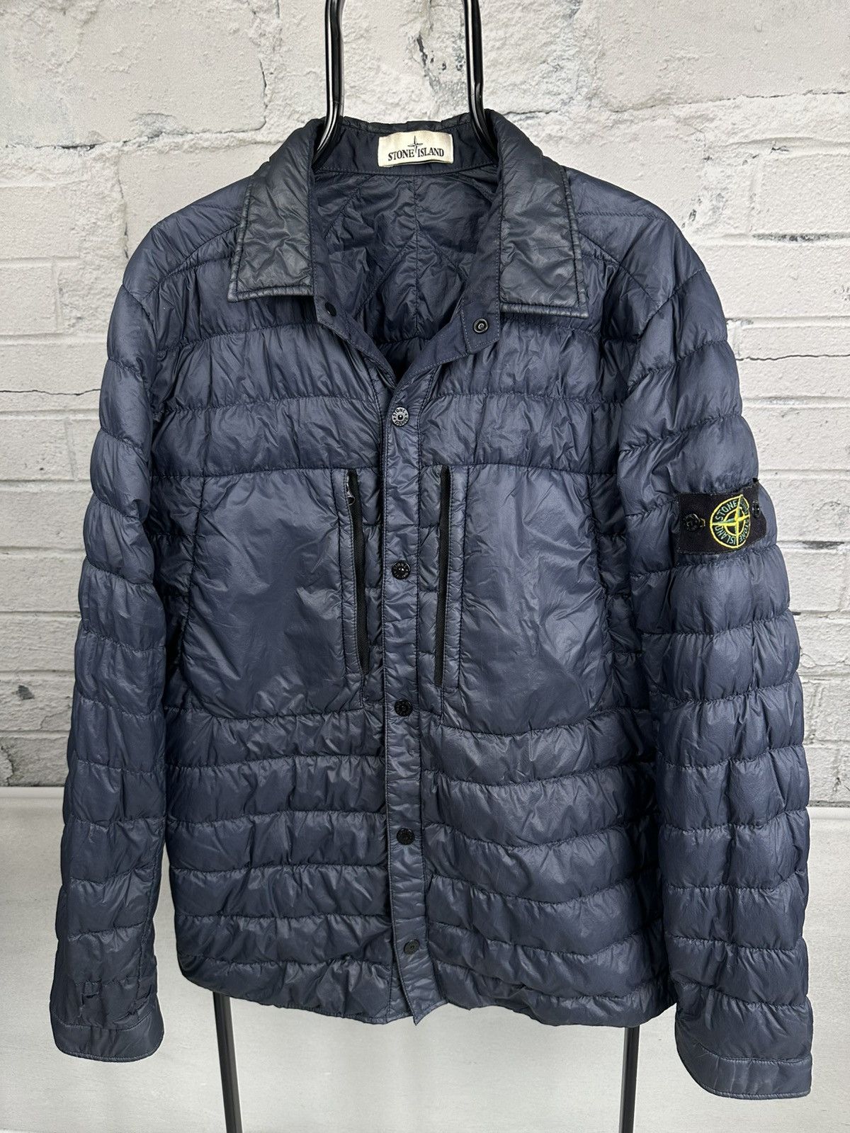 Stone Island Stone Island Garment Dyed Micro Yarn Down Size US XL / EU 56 / 4 - 1 Thumbnail