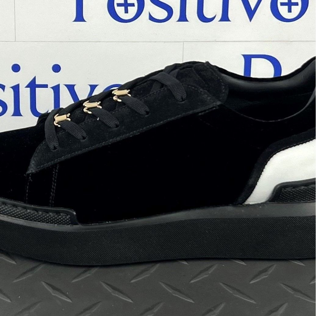 Buscemi Buscemi Ninna Velvet Black Leather Sneakers US 7 Size US 7 / IT 37 - 11 Thumbnail