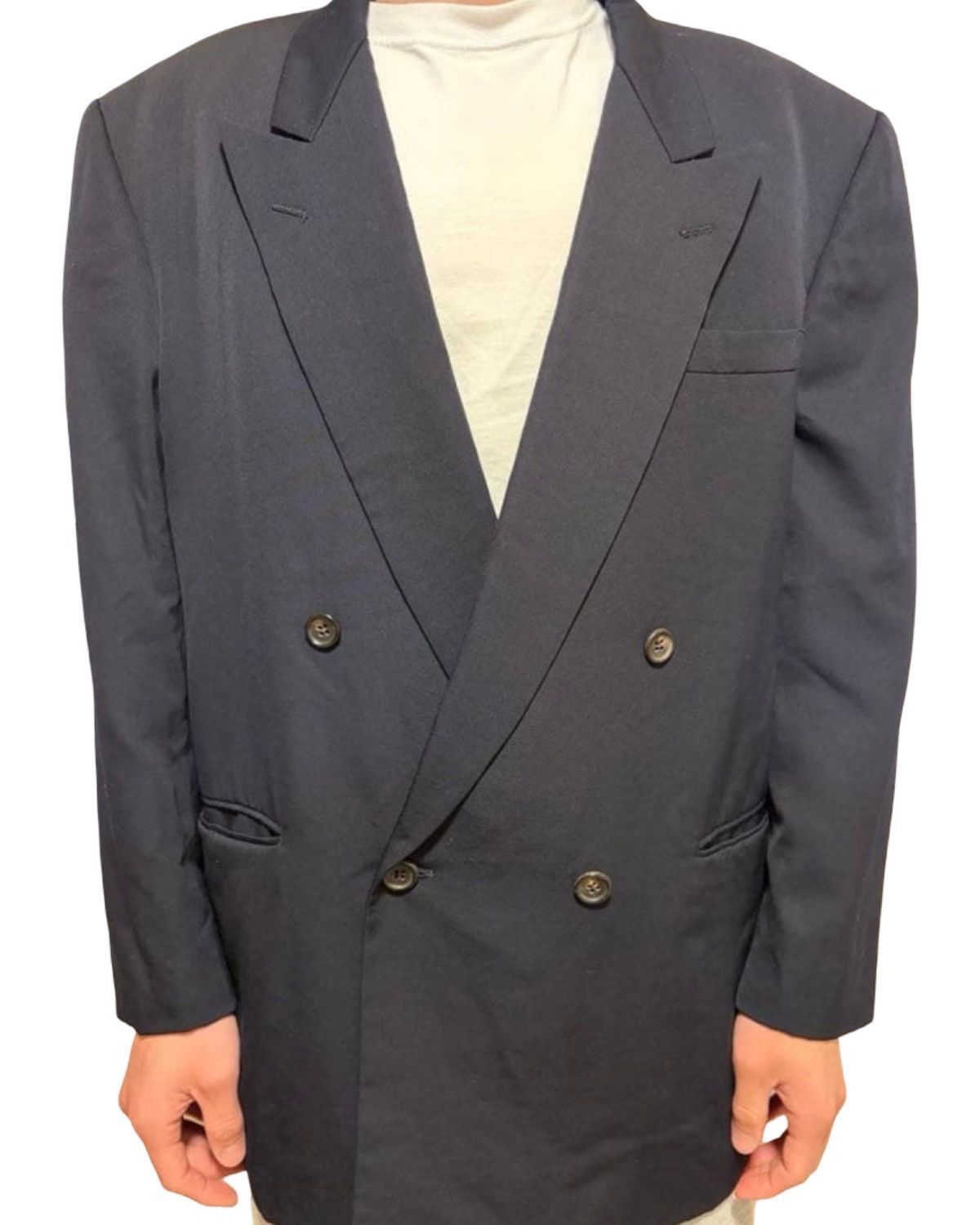 Comme des Garcons Comme Des Garçon 🇯🇵 A/W 1993 Double Breasted Blazer Jacket Size US M / EU 48-50 / 2 - 6 Thumbnail