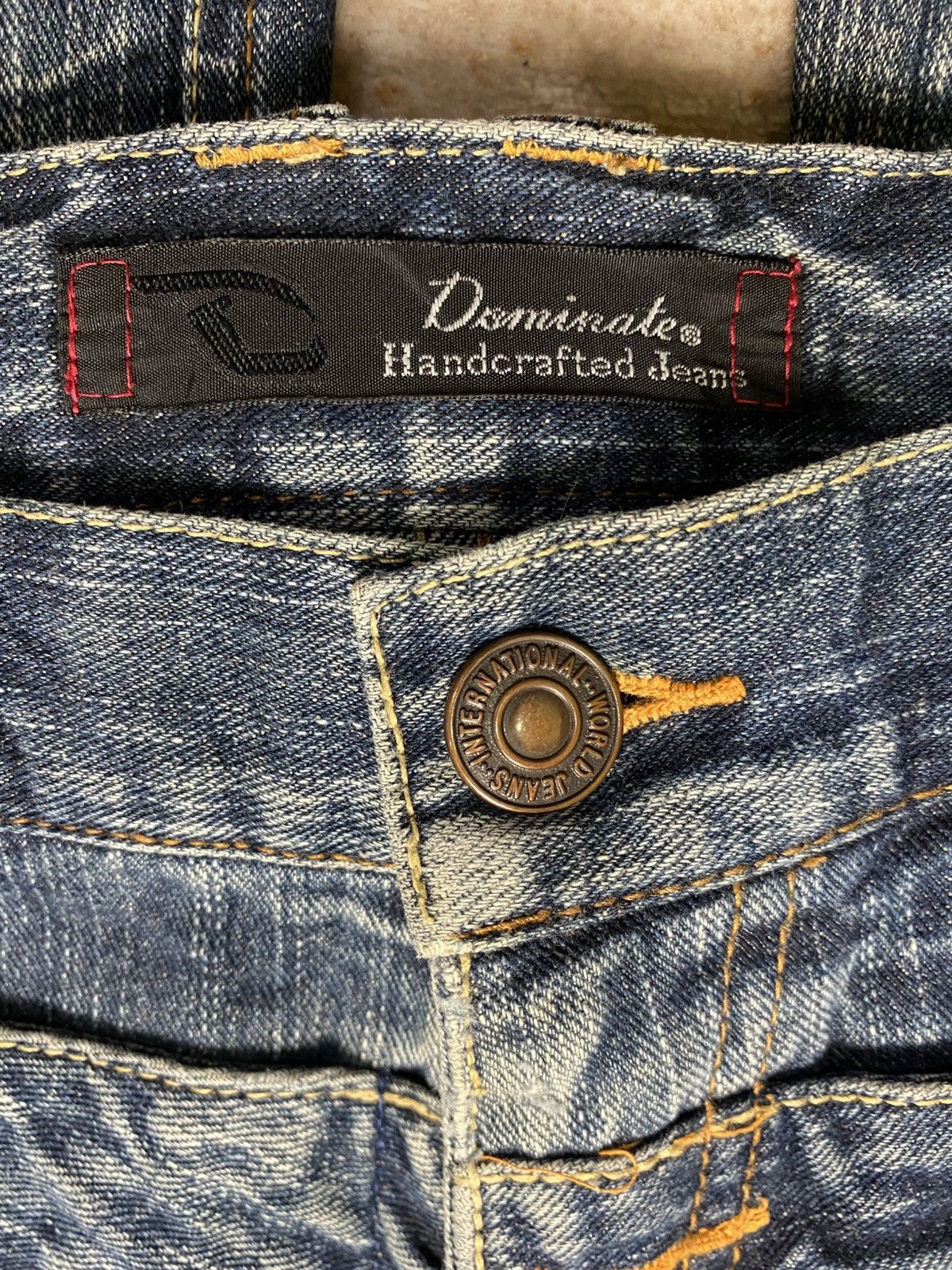 If Six Was Nine 💥Rare Double Waist Handcraft Jeans💥 Size US 31 - 11 Thumbnail