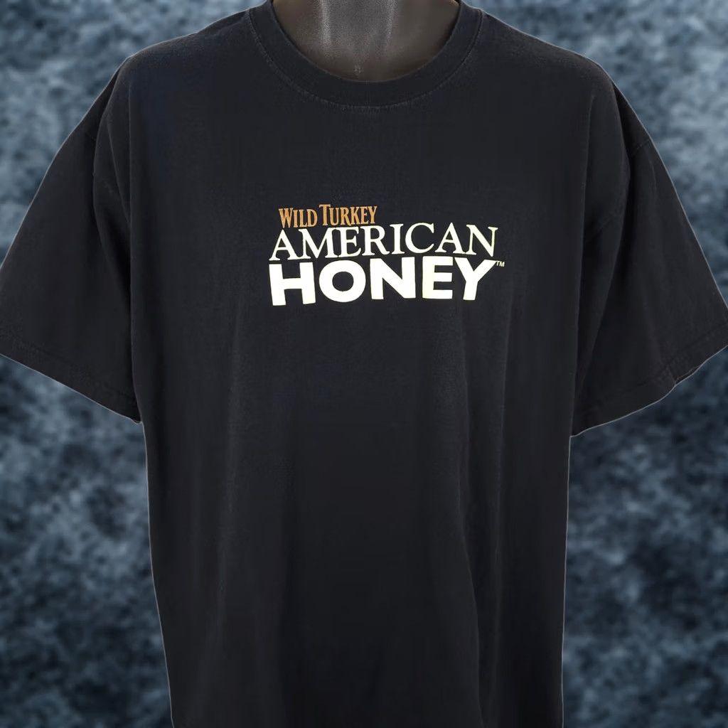 Gildan Wild Turkey Whiskey T Shirt Mens Size XL Black American Honey Liqueur Bourbon T-Shirt Graphic Tee Gildan Black Size US XL / EU 56 / 4 - 1 Thumbnail