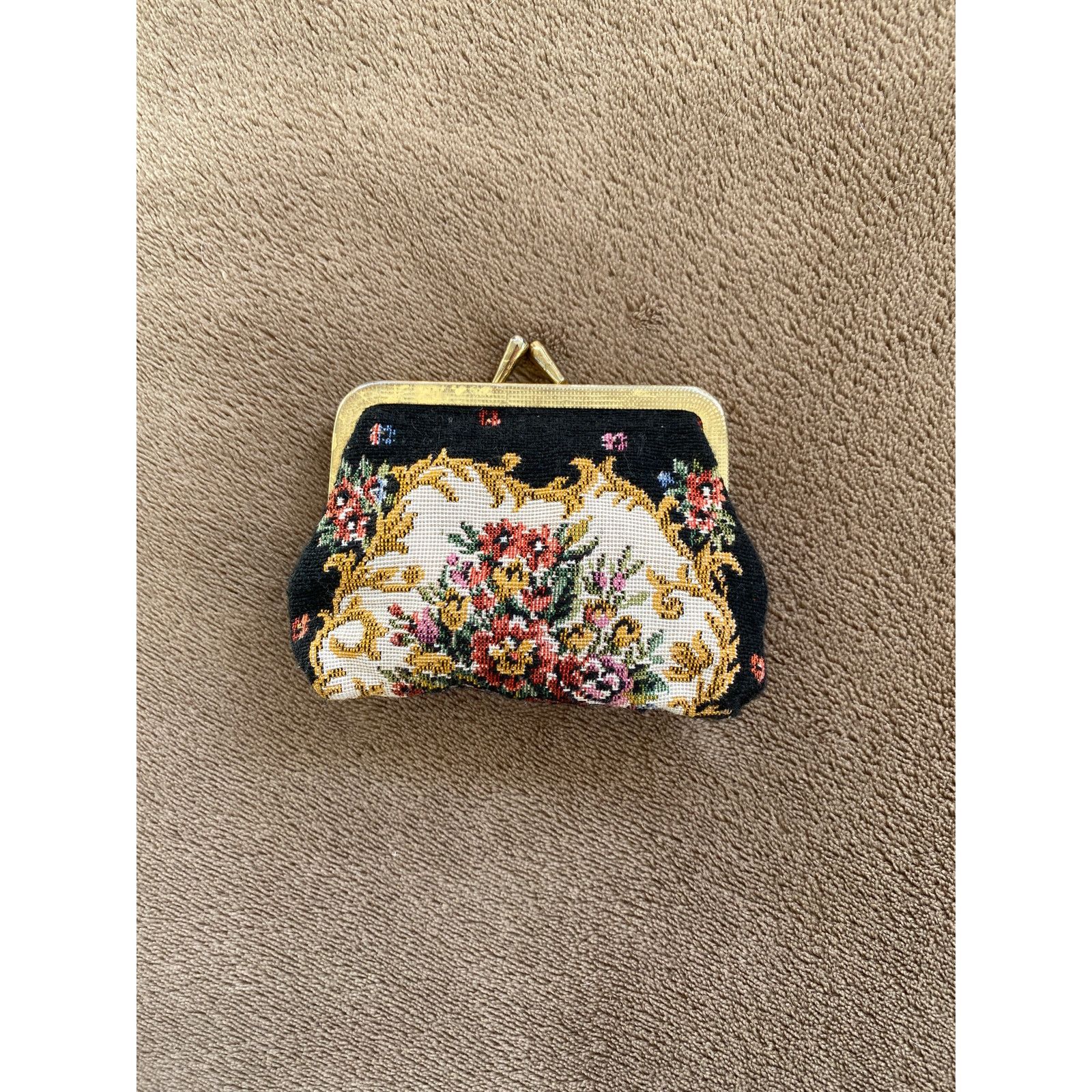 Vintage Tapestry Change Purse - Vintage Size ONE SIZE - 2 Thumbnail