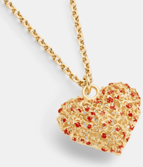 Dior o1w1db10126 N3119W Size : OS / Necklace in Gold/Red Size ONE SIZE - 2 Thumbnail