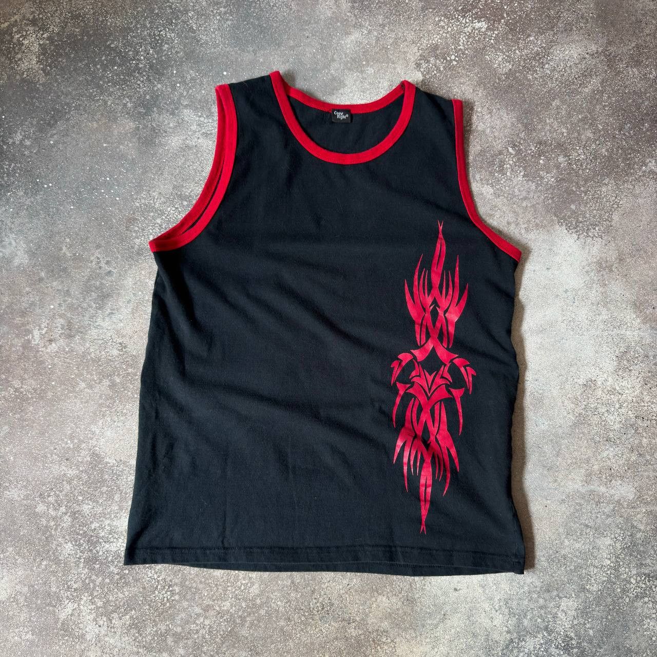 If Six Was Nine × Japanese Brand × Vintage Tribal Vintage Gothic Tank Top Size L / US 10 / IT 46 - 1 Thumbnail