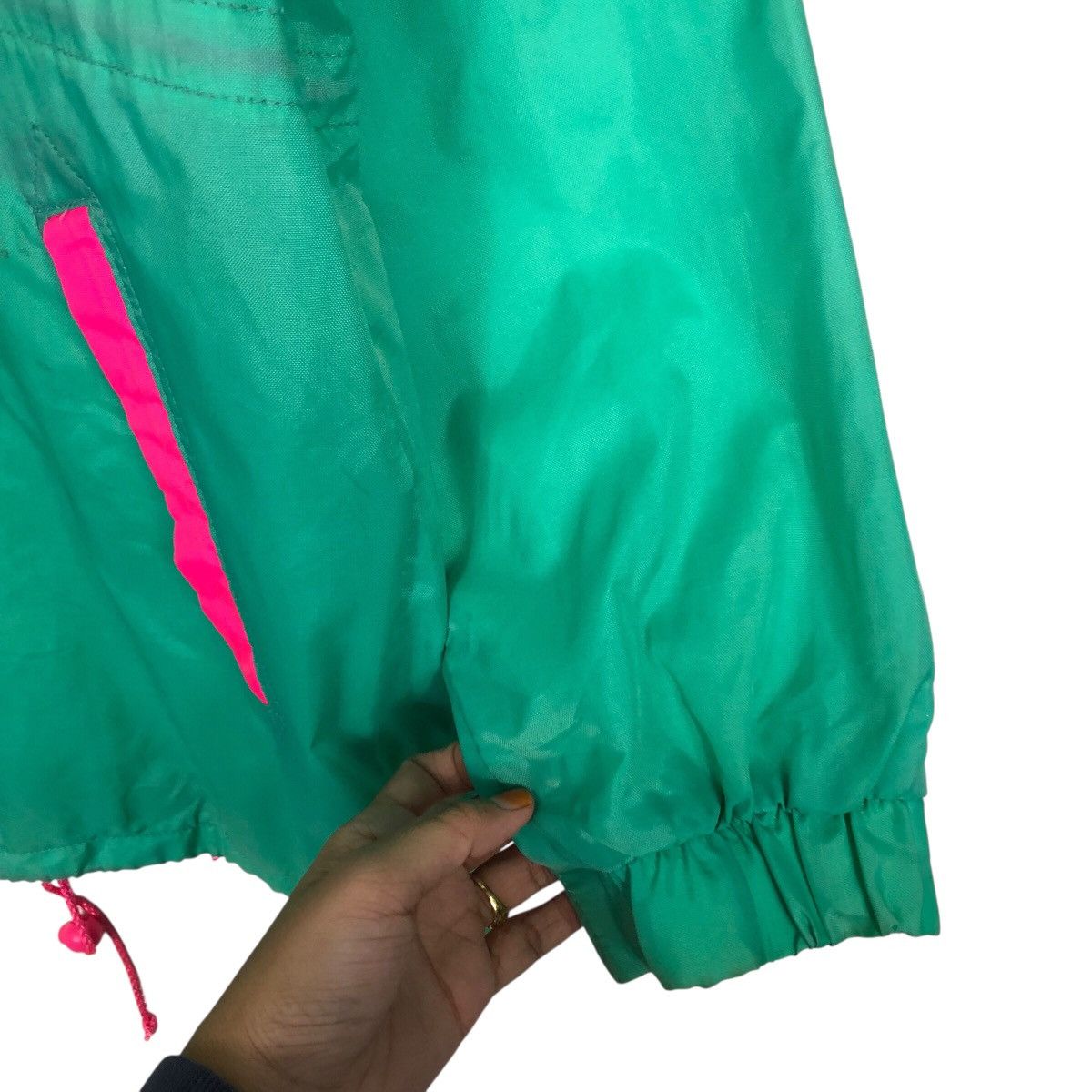 Japanese Brand 📌Vintage Bomber Jacket Sports Rainbow Apple Racing Team Size US L / EU 52-54 / 3 - 18 Thumbnail