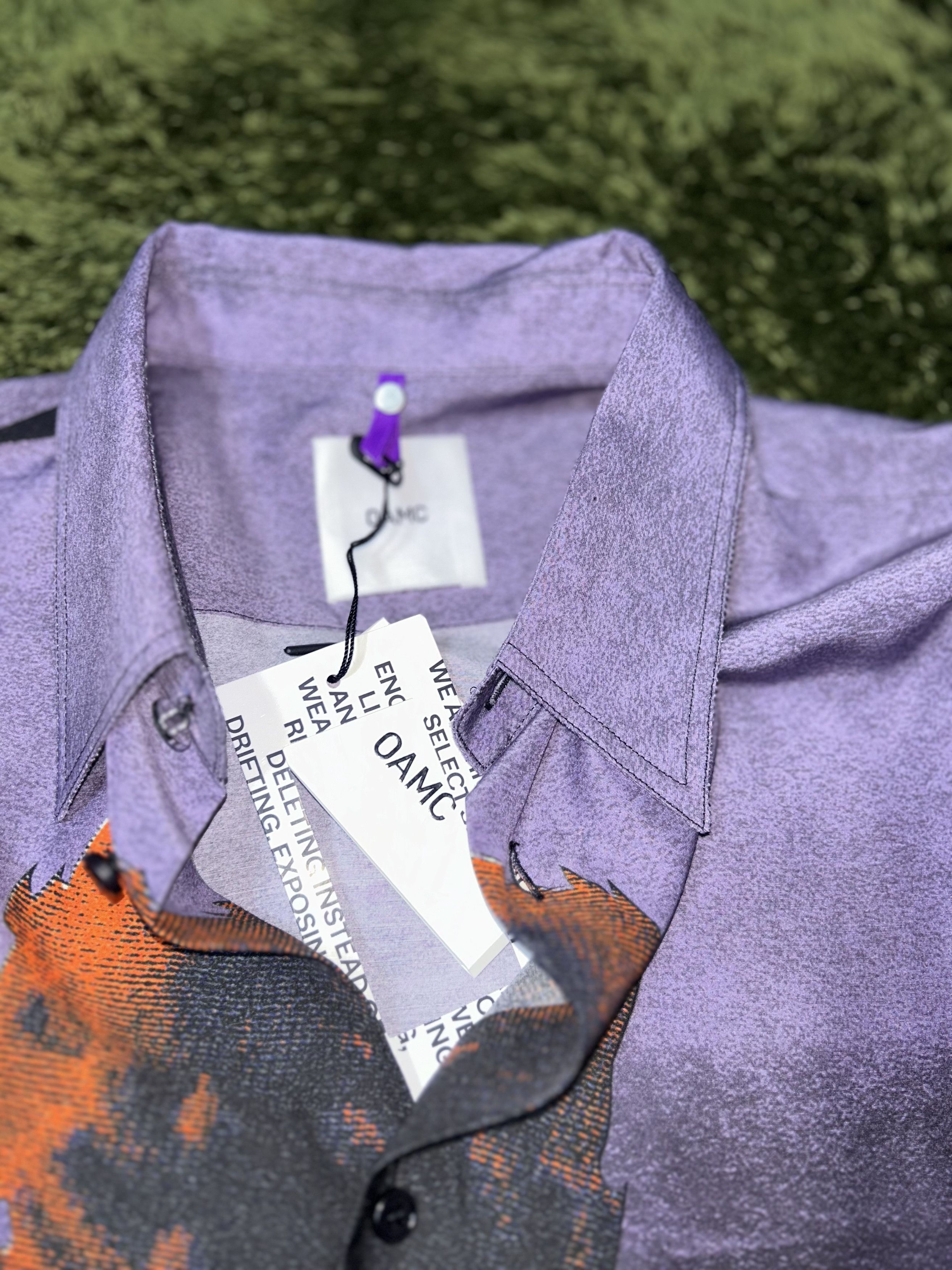 OAMC [XL] OAMC floral relaxed fit shirts purple Size US XL / EU 56 / 4 - 4 Thumbnail