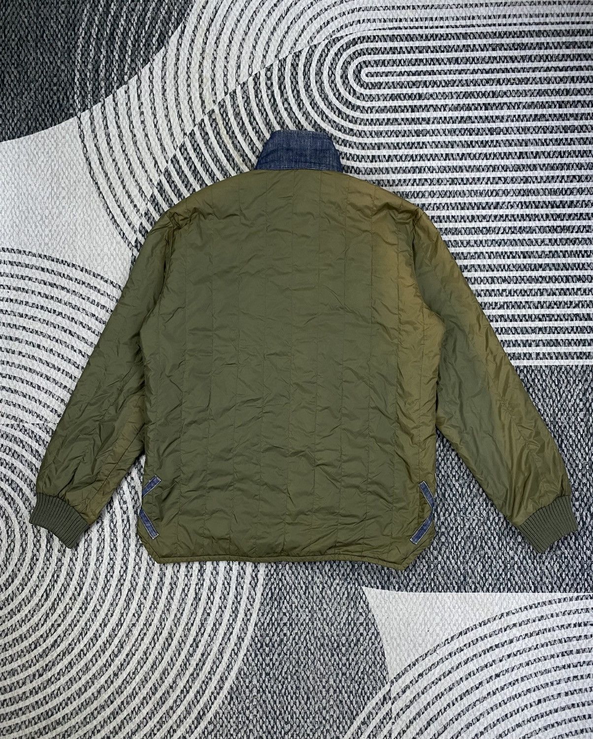 Everlast Vintage Everlast Puffer Quilted Green Zip-Up Jacket Size US M / EU 48-50 / 2 - 2 Thumbnail