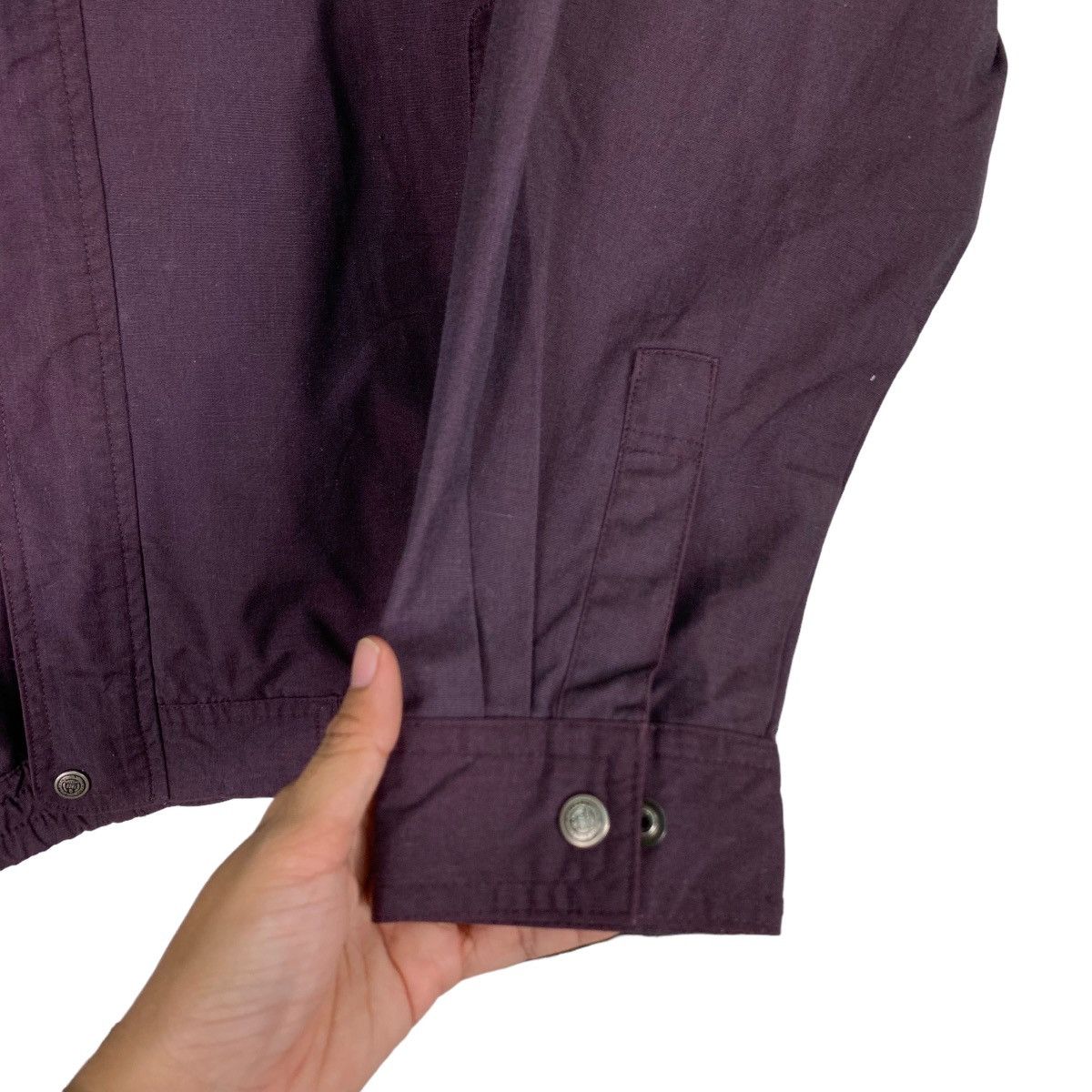 Japanese Brand Manguis Purple Casual Jacket #1178-C54 Size US L / EU 52-54 / 3 - 13 Thumbnail