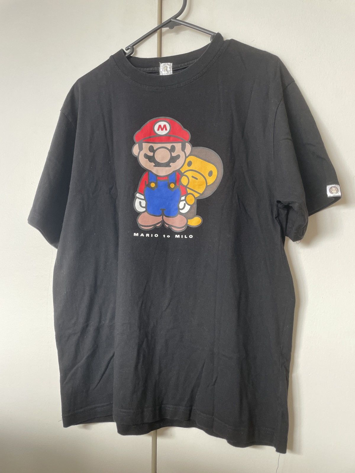 Bape Vintage Baby Milo x Mario T-Shirt | Grailed