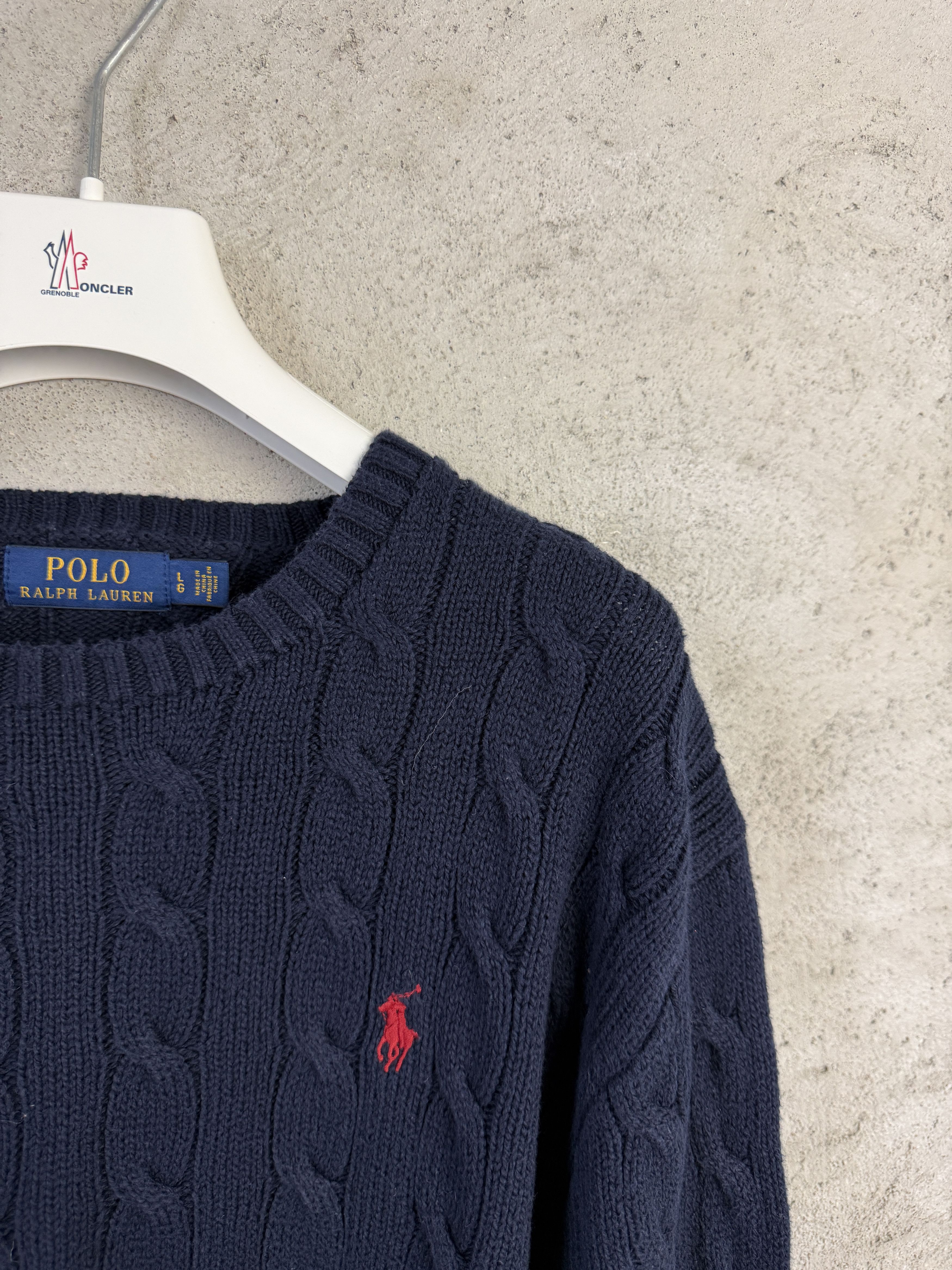 Polo Ralph Lauren Polo Ralph Lauren cable knit sweater knitwear braid Size US L / EU 52-54 / 3 - 2 Thumbnail