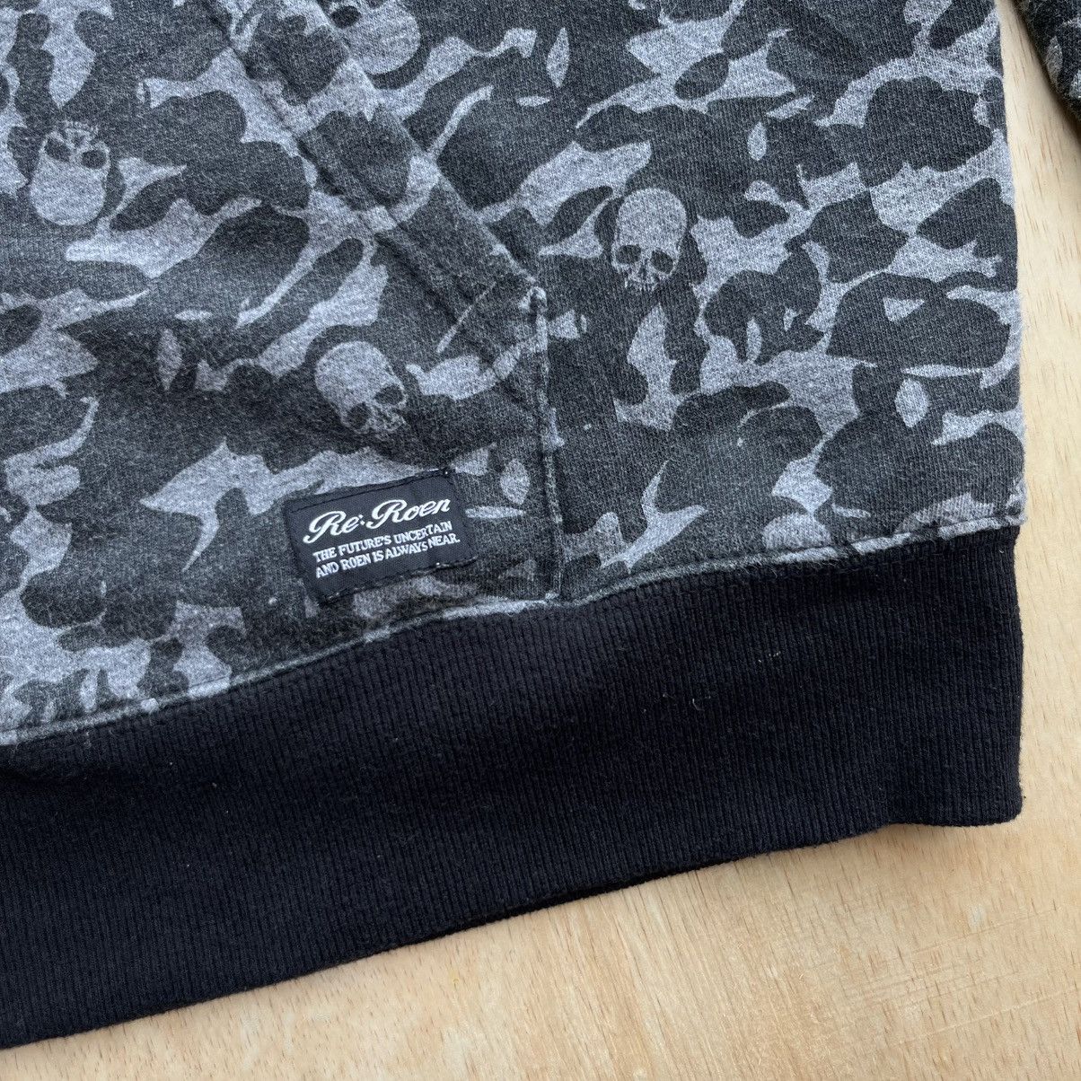 Roen RE:ROEN JAPANESE BRAND SKULL HEAD CAMO ZIPHOODIE Y2K VINTAGE Size US XL / EU 56 / 4 - 3 Thumbnail