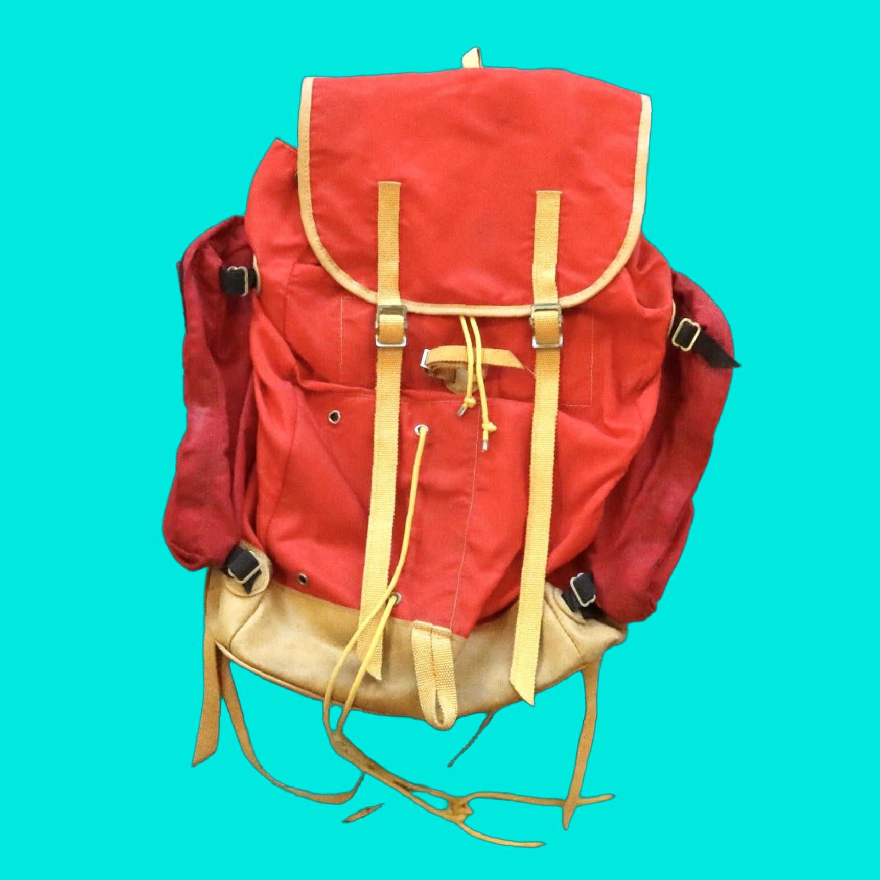 Vintage Vintage Lafuma Mountain Climbing Rucksack Backpack Orange Men’s Nylon Size ONE SIZE - 1 Thumbnail