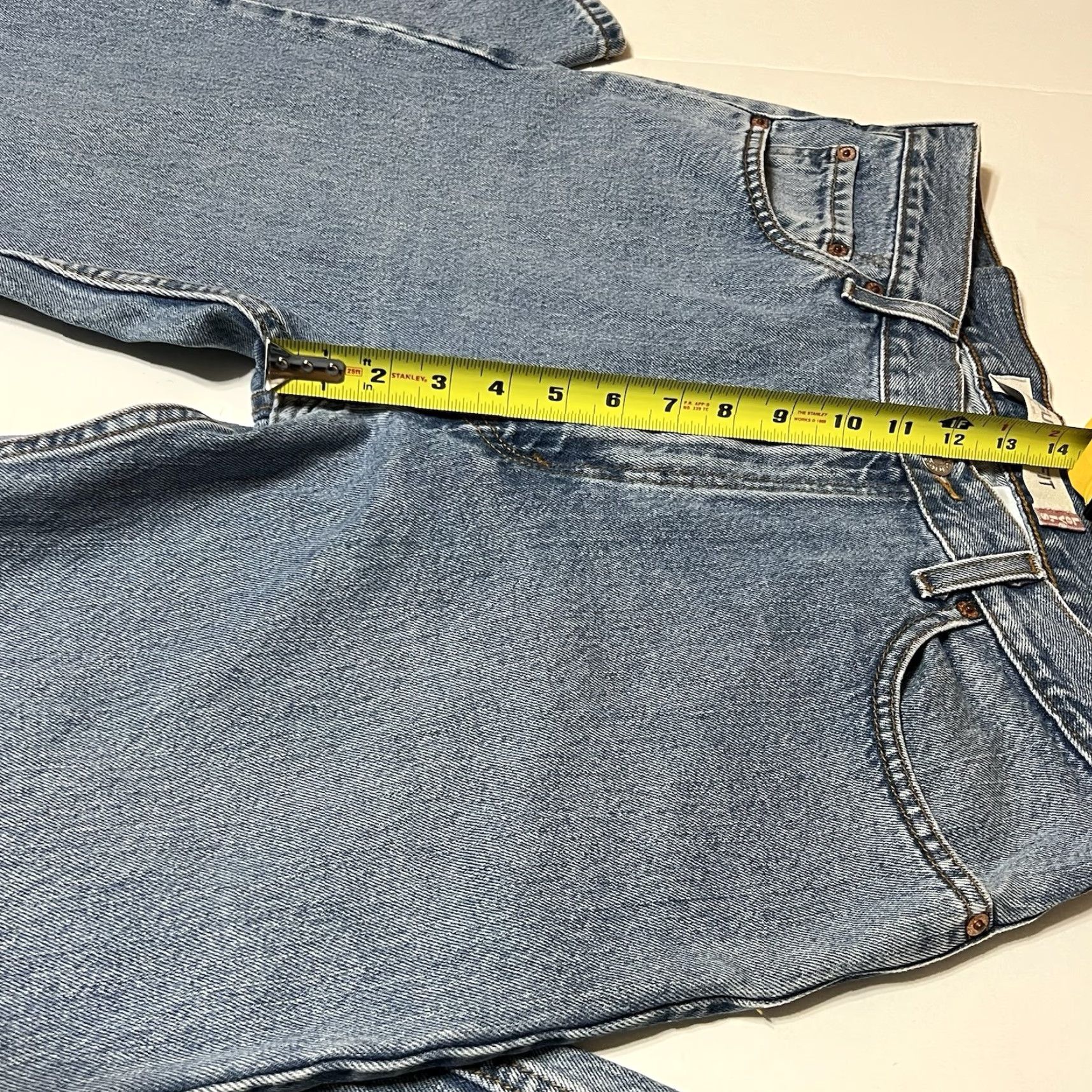 Levi's VINTAGE Levi's Jeans Mens 505 Straight Denim Blue 34x33 36x34 High Rise Grunge Y2K Mens Jeans Size US 34 / EU 50 - 4 Thumbnail