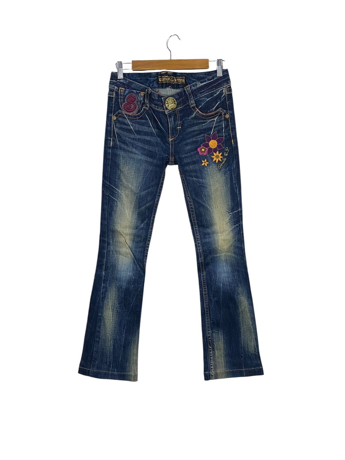 Seditionaries Japanase brand red peppers flared denim very rare Size US 26 / EU 42 - 1 Thumbnail