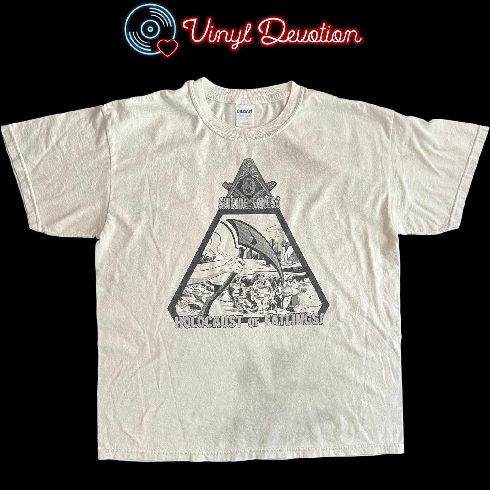 Band Tees Suicide Forest Band Holocaust Of Fatlings White Size L Size US L / EU 52-54 / 3 - 1 Thumbnail