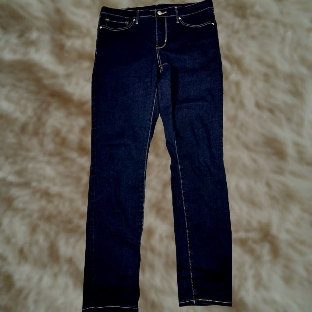 Levi's Levi's Womens Skinny Jeans 31 Blue Stretch 5-Pocket Cotton Blend Denim Size 24" / US 00 / IT 34 - 1 Thumbnail
