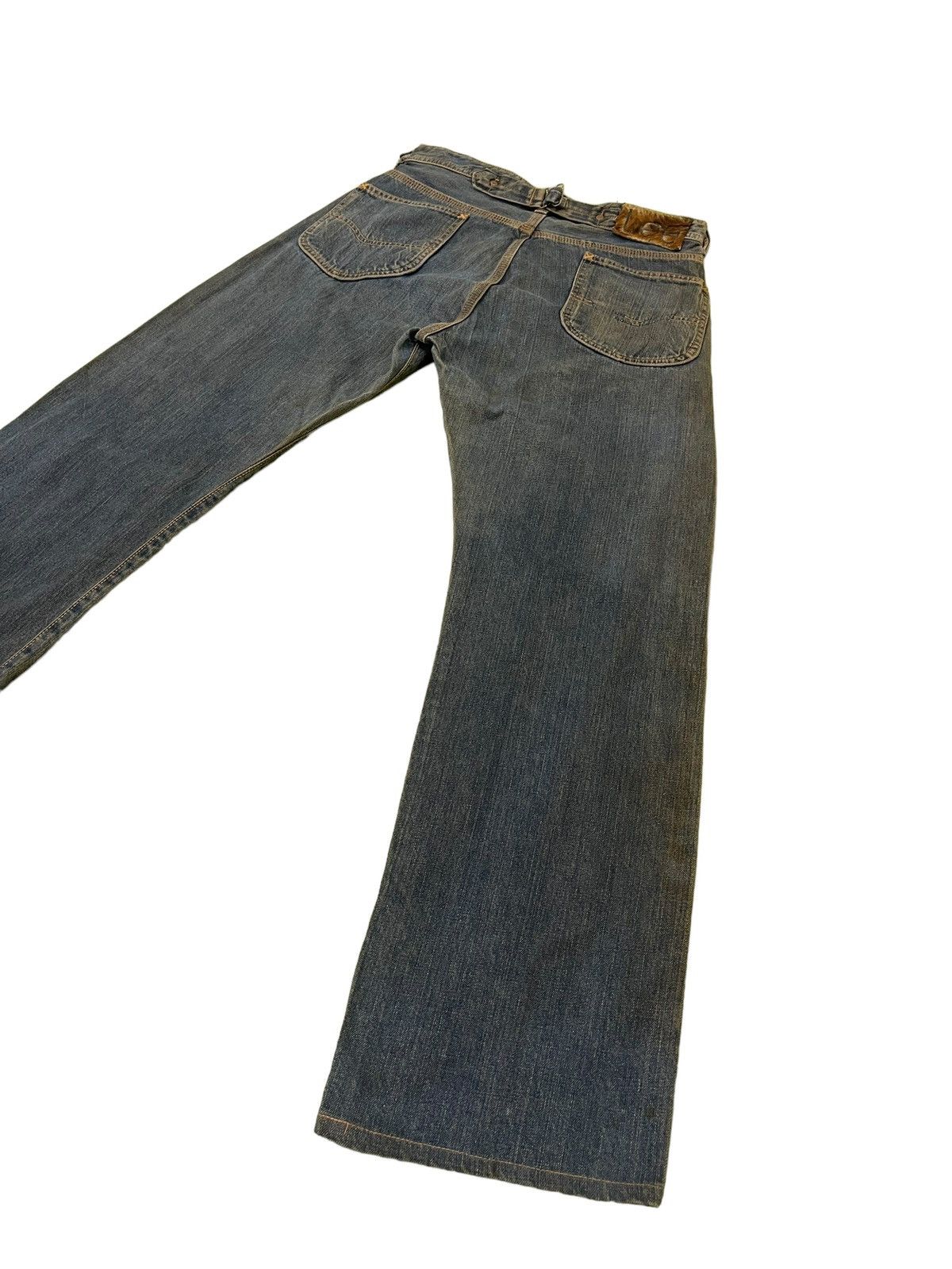 Lee 1930s 1101 Lee Cowboy Vintage Buckle Back Selvedge 8🟦7 Size US 30 / EU 46 - 4 Thumbnail