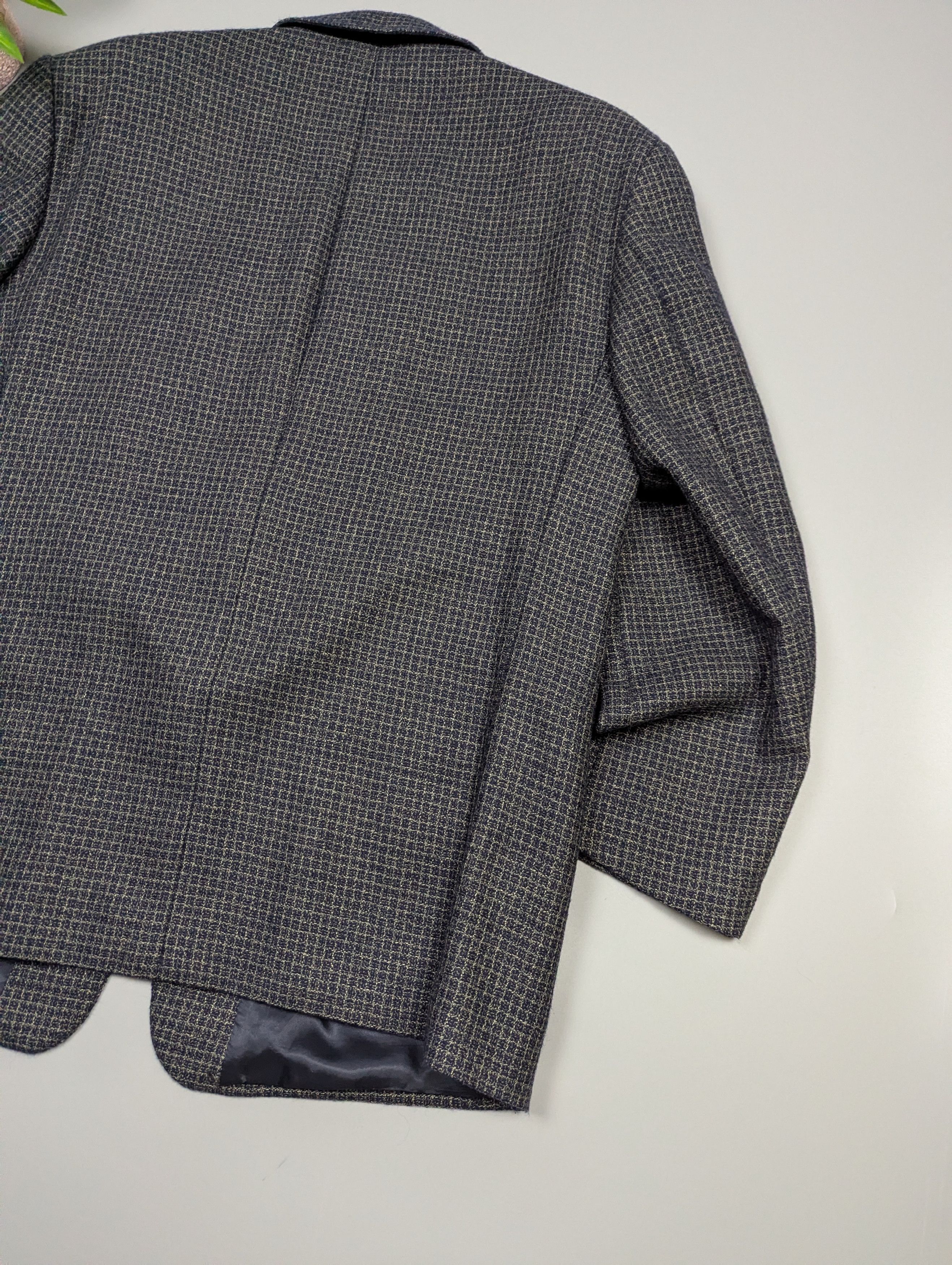 Vintage Vintage Carl Gross Wool Blazer Tailored by Leffers Men’s XL Size 52R - 17 Thumbnail