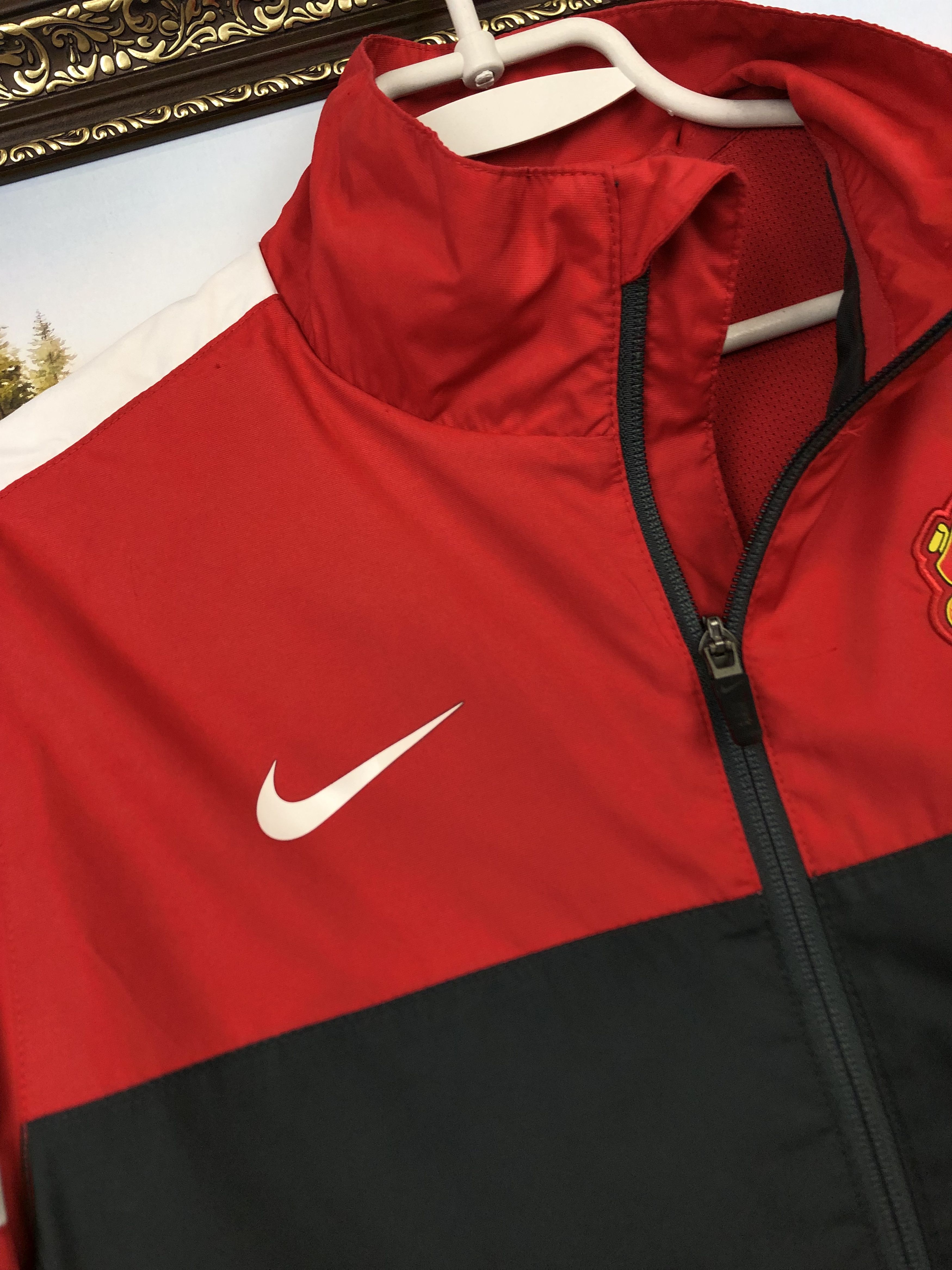 Nike Vintage Nike Manchester United Football Jacket Soccer Size US S / EU 44-46 / 1 - 4 Thumbnail