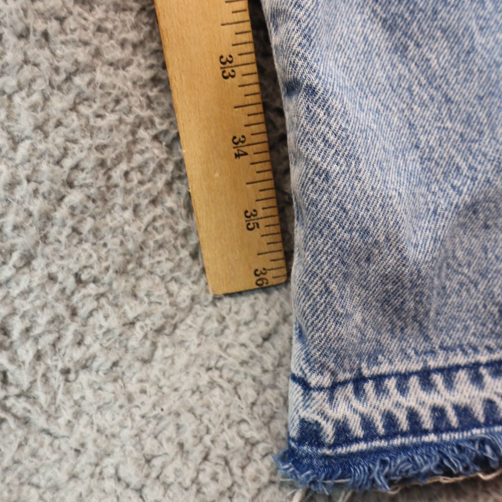 Levi's Levi's Premium Ribcage Jeans Women 32x27 Ankle Straight Distressed Button Denim Blue Medium 5-Pocket Regular Classic Washed Size 24" / US 00 / IT 34 - 7 Thumbnail