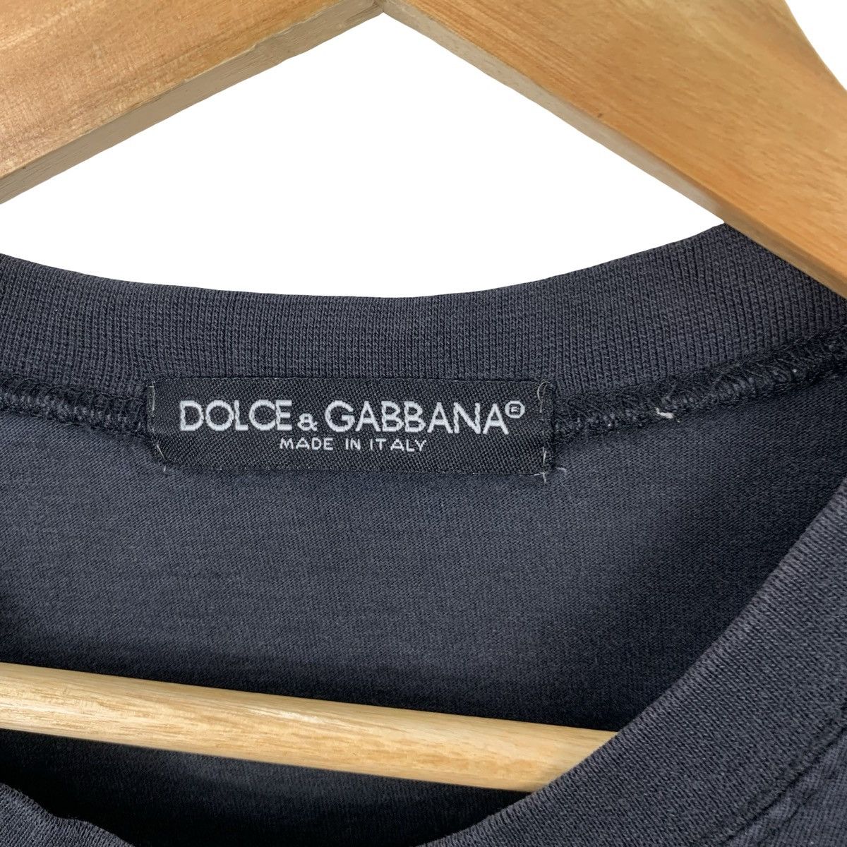 Dolce & Gabbana Vintage DOLCE GABBANA D&G Diagonal Script Pattern Tee Size US M / EU 48-50 / 2 - 8 Thumbnail