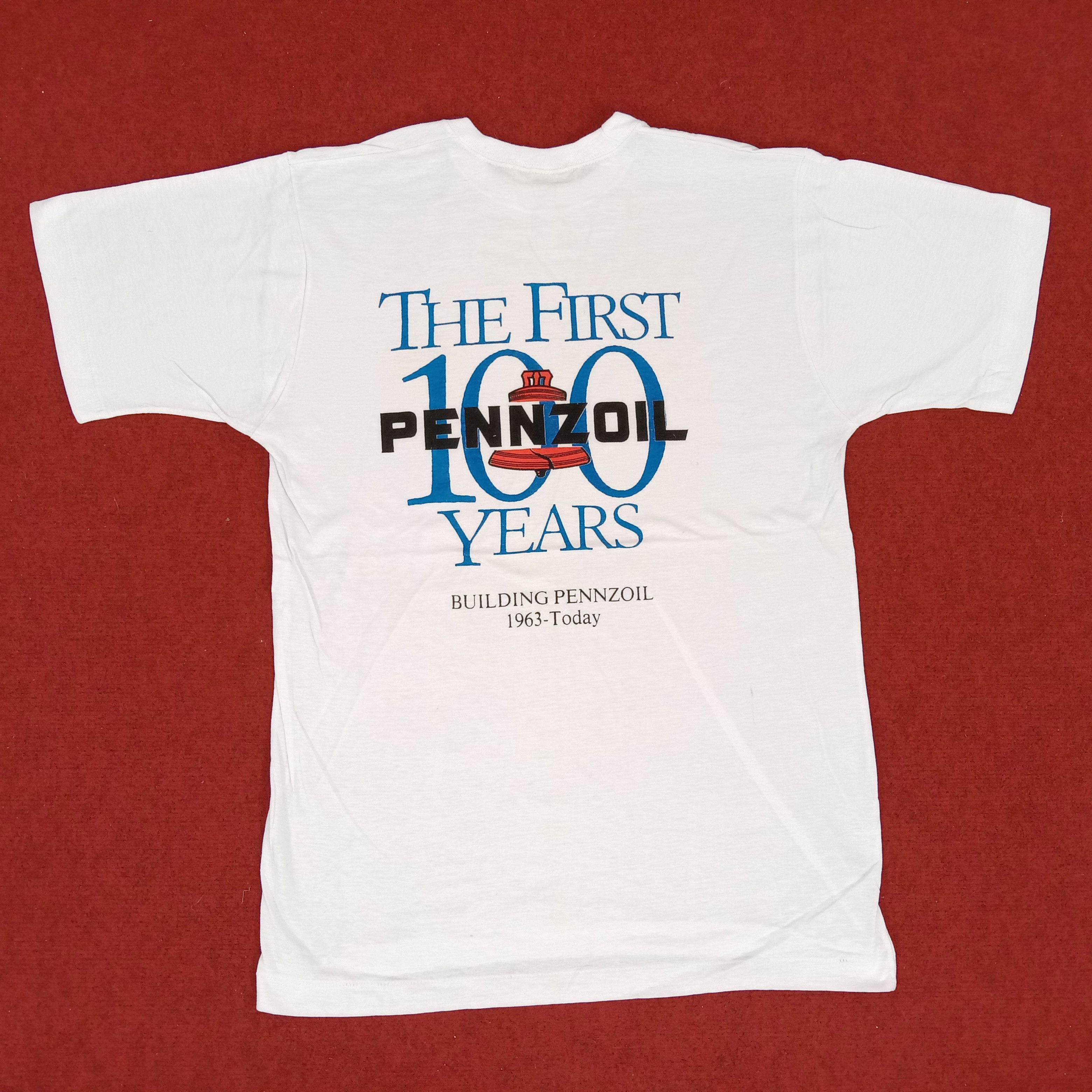 Vintage Pennzoil Motorsports Oil Vintage Tshirt Size US M / EU 48-50 / 2 - 1 Thumbnail