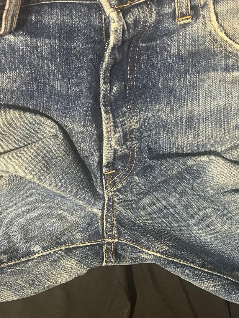 Japanese Brand Vintage Japanese Brand Faded Blue Wash Distressed Jeans Size US 30 / EU 46 - 9 Thumbnail