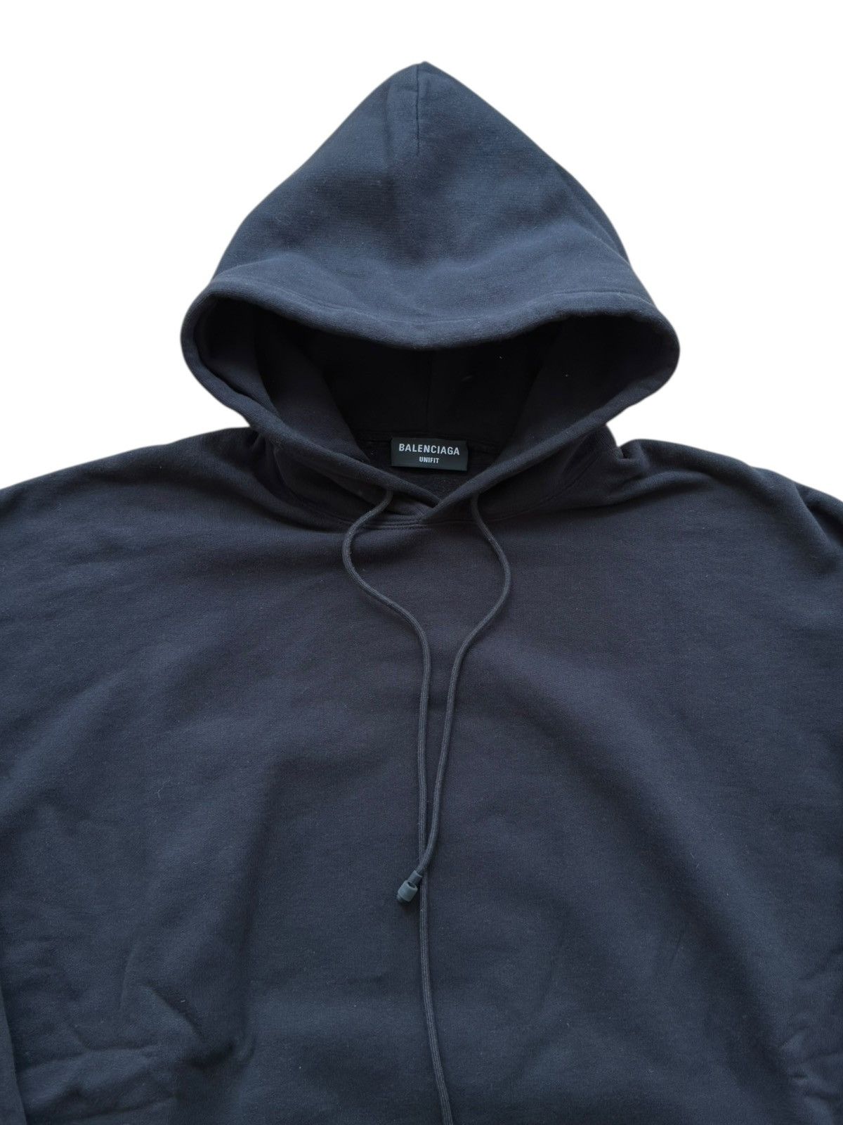 Balenciaga BALENCIAGA DEMNA OVERSIZED BLACK HOODIE Size US XS / EU 42 / 0 - 12 Thumbnail