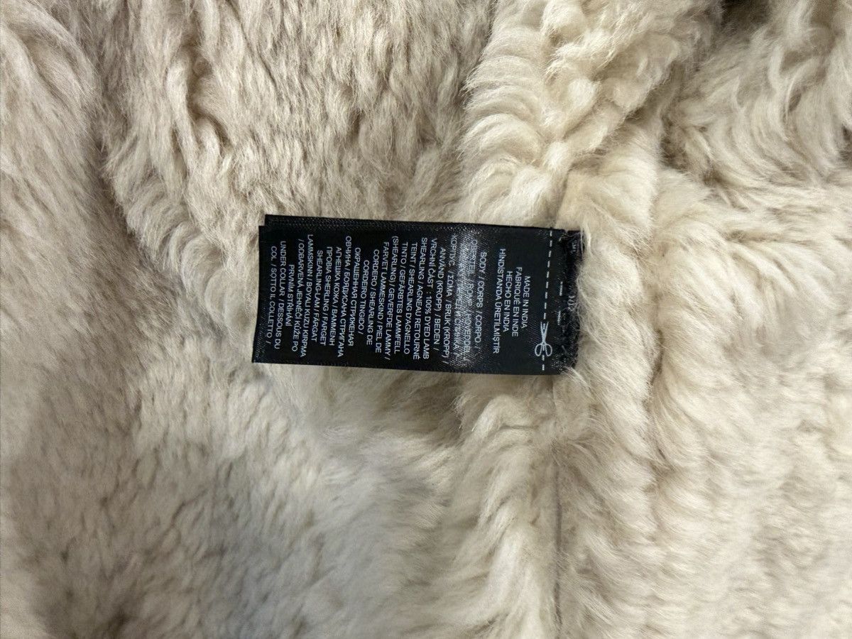 RRL Ralph Lauren Shearling Coat Cream Size US M / EU 48-50 / 2 - 15 Thumbnail