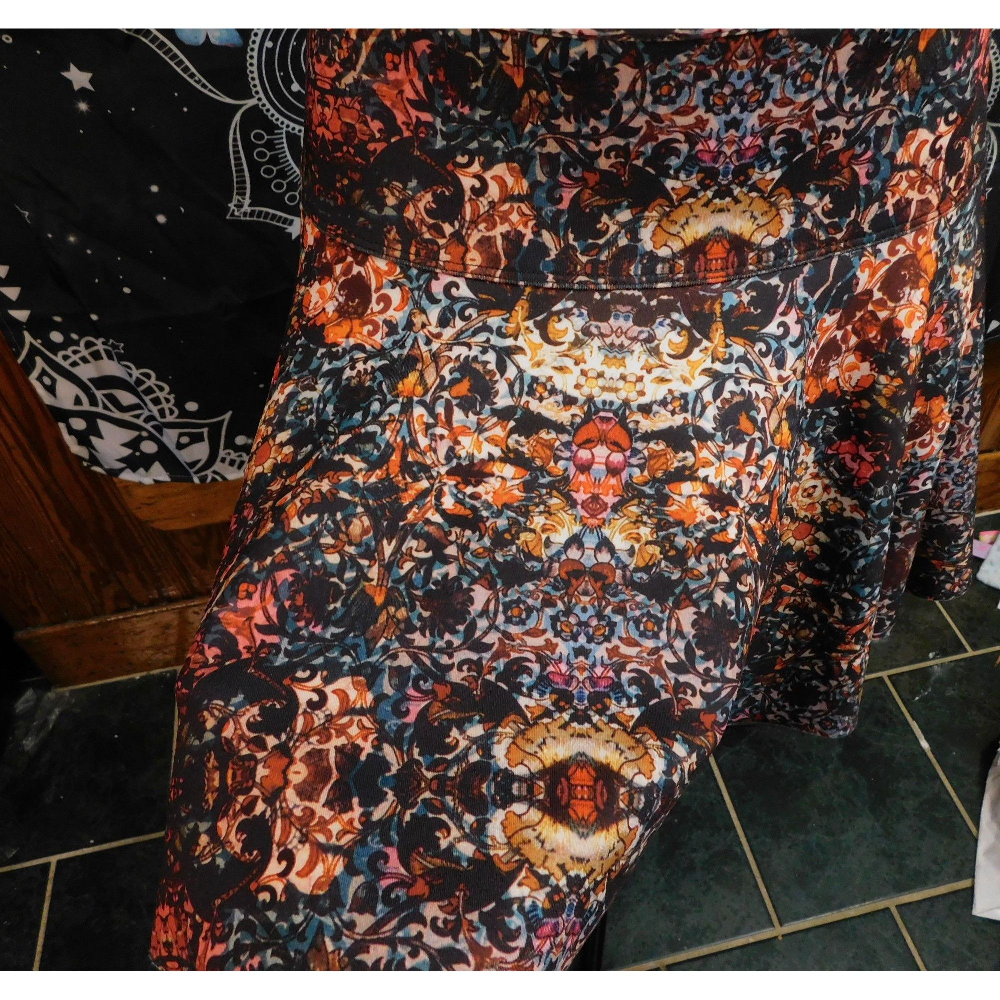 Abercrombie & Fitch Abercrombie & Fitch Romantic Floral Skater Skirt Size 26" / US 2 / IT 38 - 6 Thumbnail