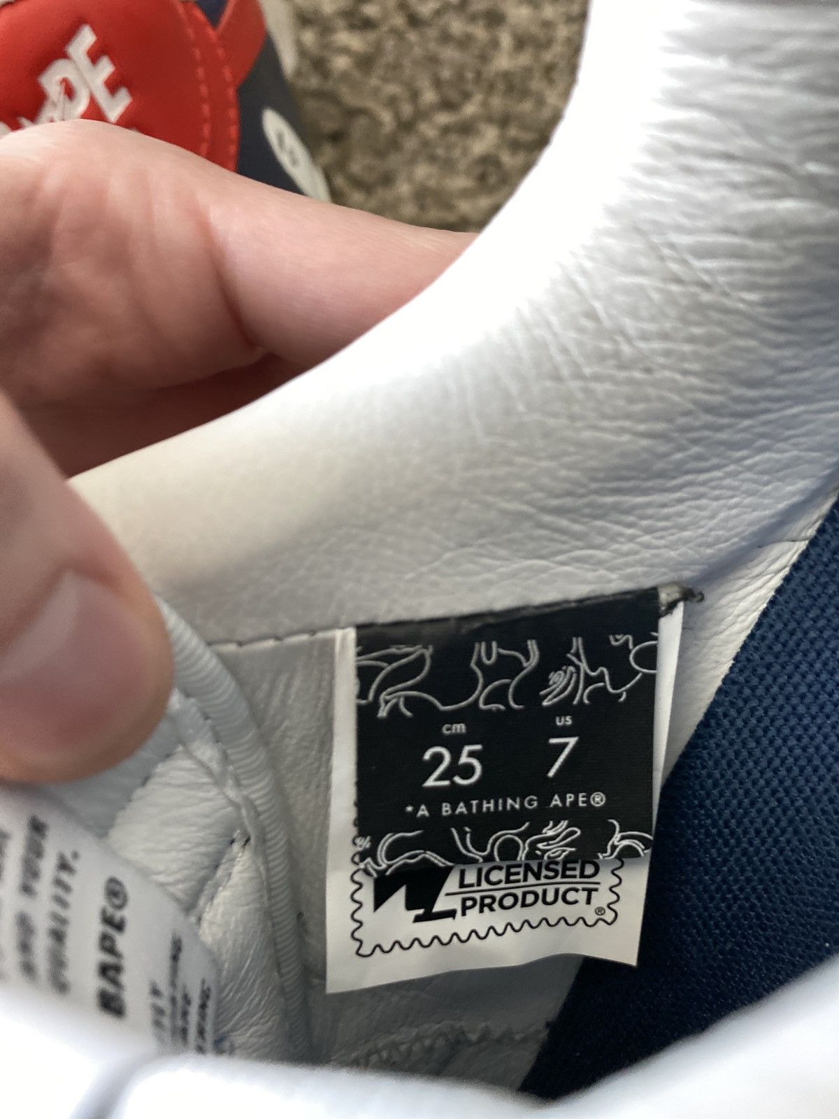 Bape USPS Bapesta Size 7 US Mens Size US 7 / EU 40 - 10 Thumbnail