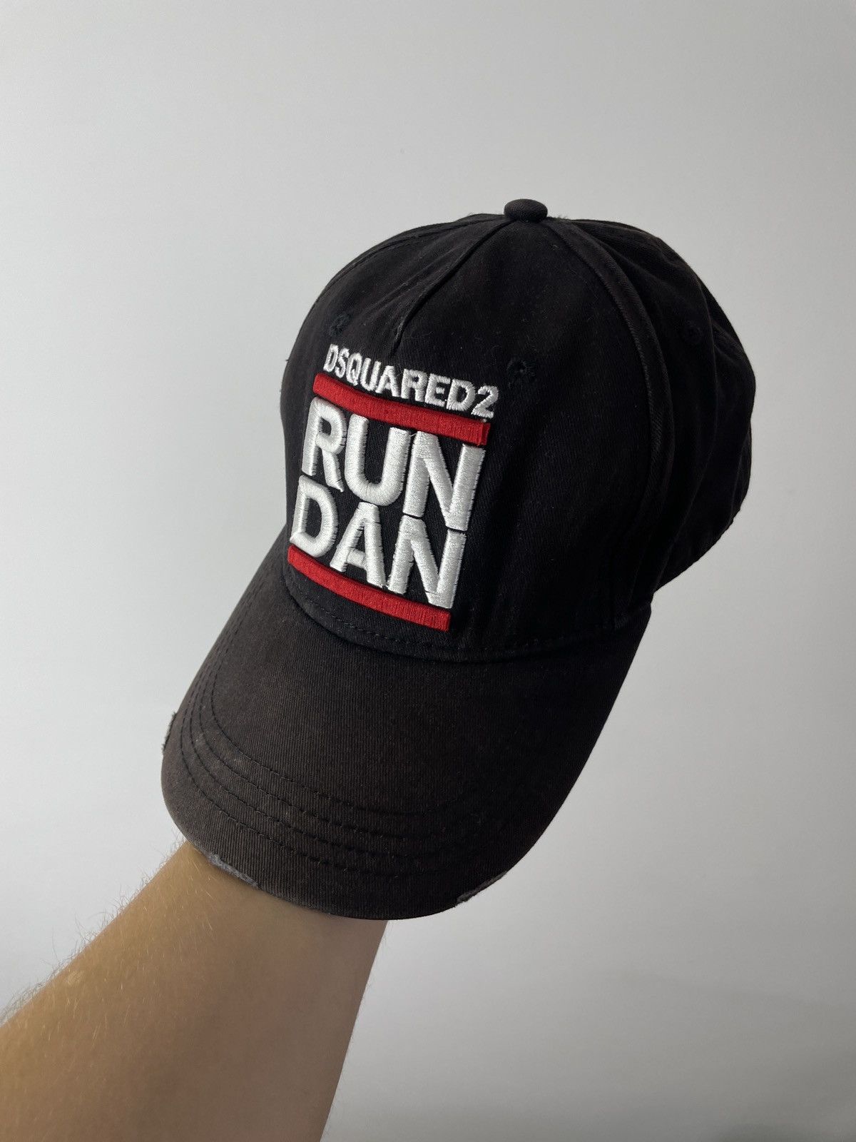Dsquared2 Vintage Sun Faded Dsquared Run Dan cap Size ONE SIZE - 2 Thumbnail