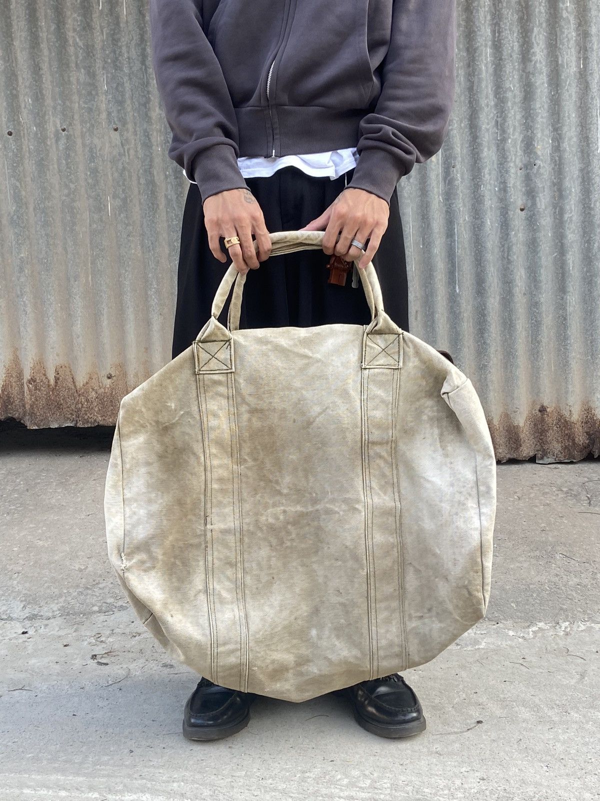 Vintage Vintage military canvas tote bag Size ONE SIZE - 9 Thumbnail