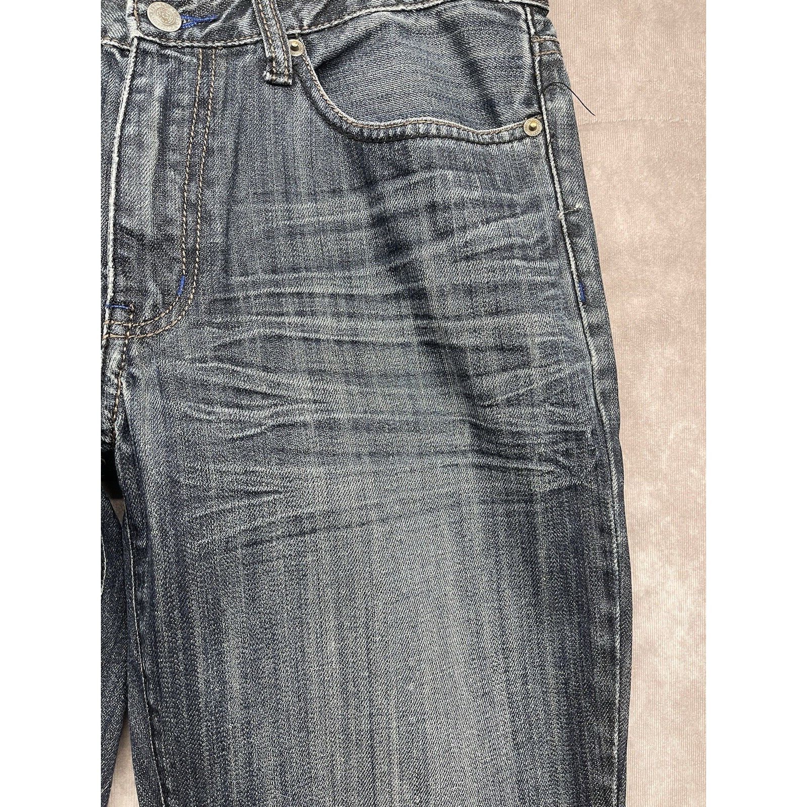 Kenneth Cole VTG Y2K Kenneth Cole Jeans 32 x 30 Blue Boot Cut (903) Grung Size US 32 / EU 48 - 4 Thumbnail