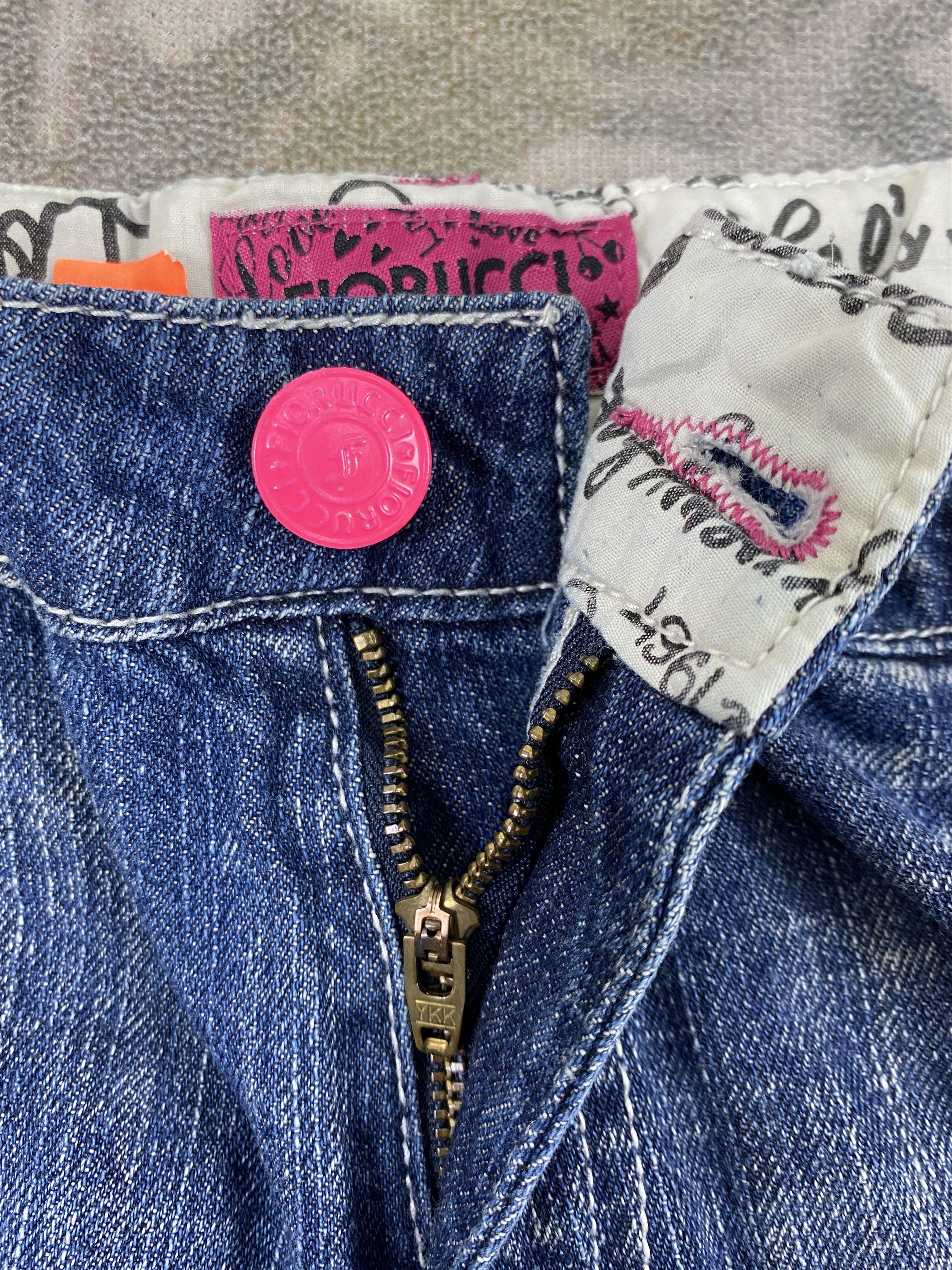 Japanese Brand Blue Vintage Fiorucci Jeans 31x30.5 Denim- JN3759 Size 31" - 6 Thumbnail