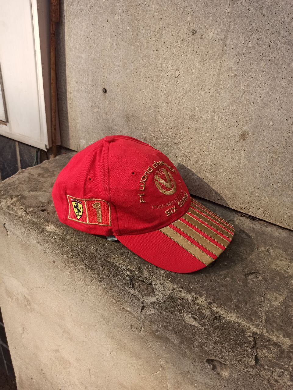 Vintage Ferrari Michael Schumacher vintage cap formula uno Size ONE SIZE - 6 Thumbnail