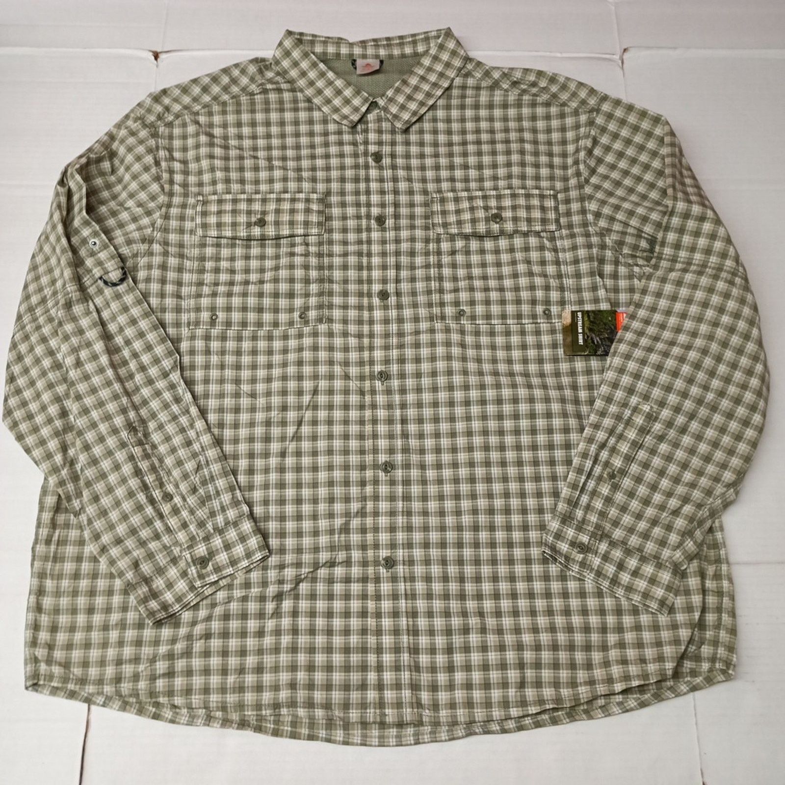 Other Ozark Trail Upstream Shirt Men's 2XL (50-52) Green Plaid Size US XXL / EU 58 / 5 - 1 Thumbnail
