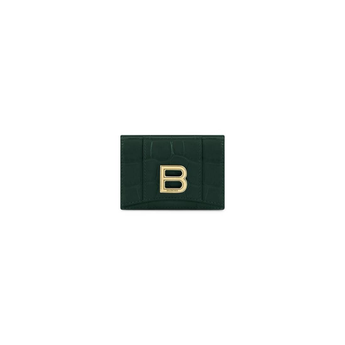 Balenciaga o1tr1nto0525 Size: OS / Hourglass Mini Wallet Crocodile Size ONE SIZE - 1 Thumbnail