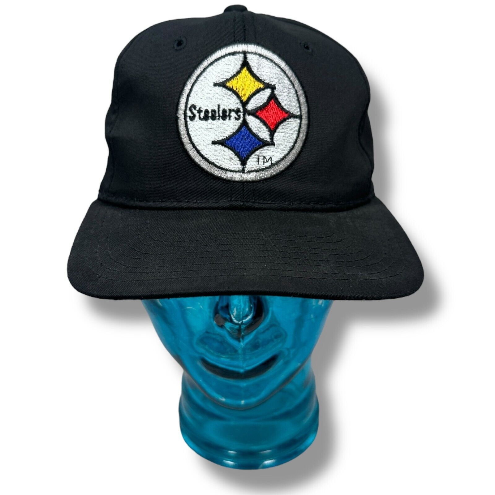 Starter Vintage Starter Pittsburg Steelers Snapback Hat Mens Black Size ONE SIZE - 1 Thumbnail