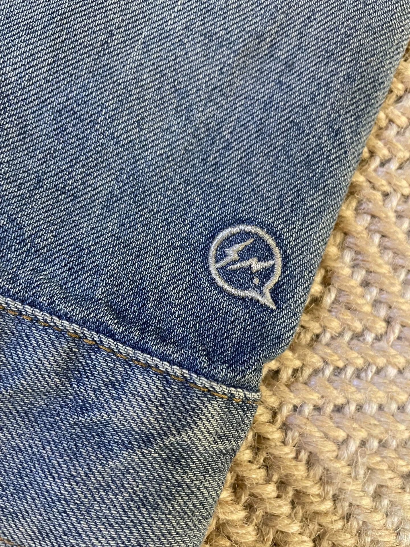 Fragment Design FRAGMENT x VANQ Denim Washed Distressed Lightning Jacket M Size US M / EU 48-50 / 2 - 3 Thumbnail